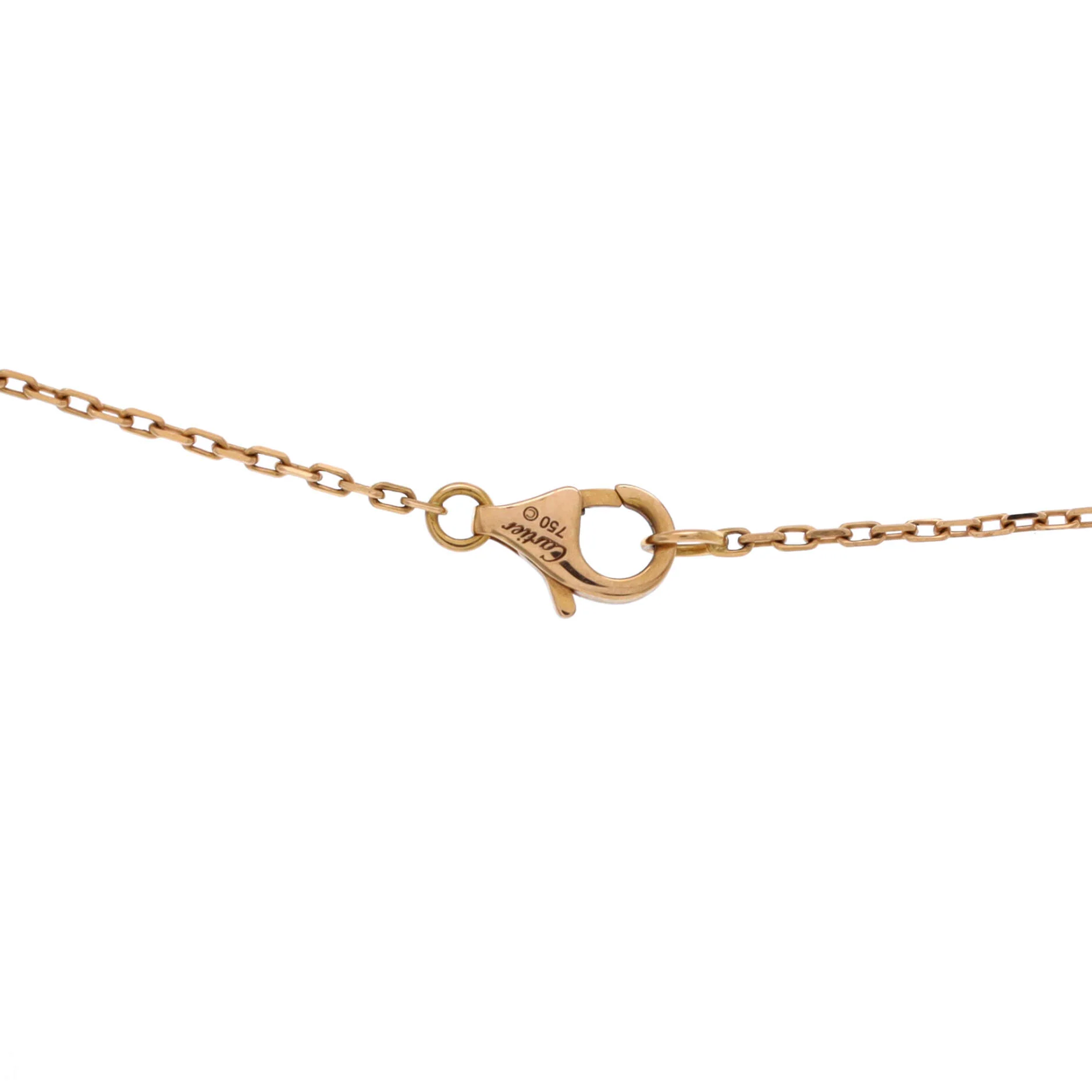 Trinity de Cartier Heart Pendant Necklace 18K Tricolor Gold with Diamonds - Image 3