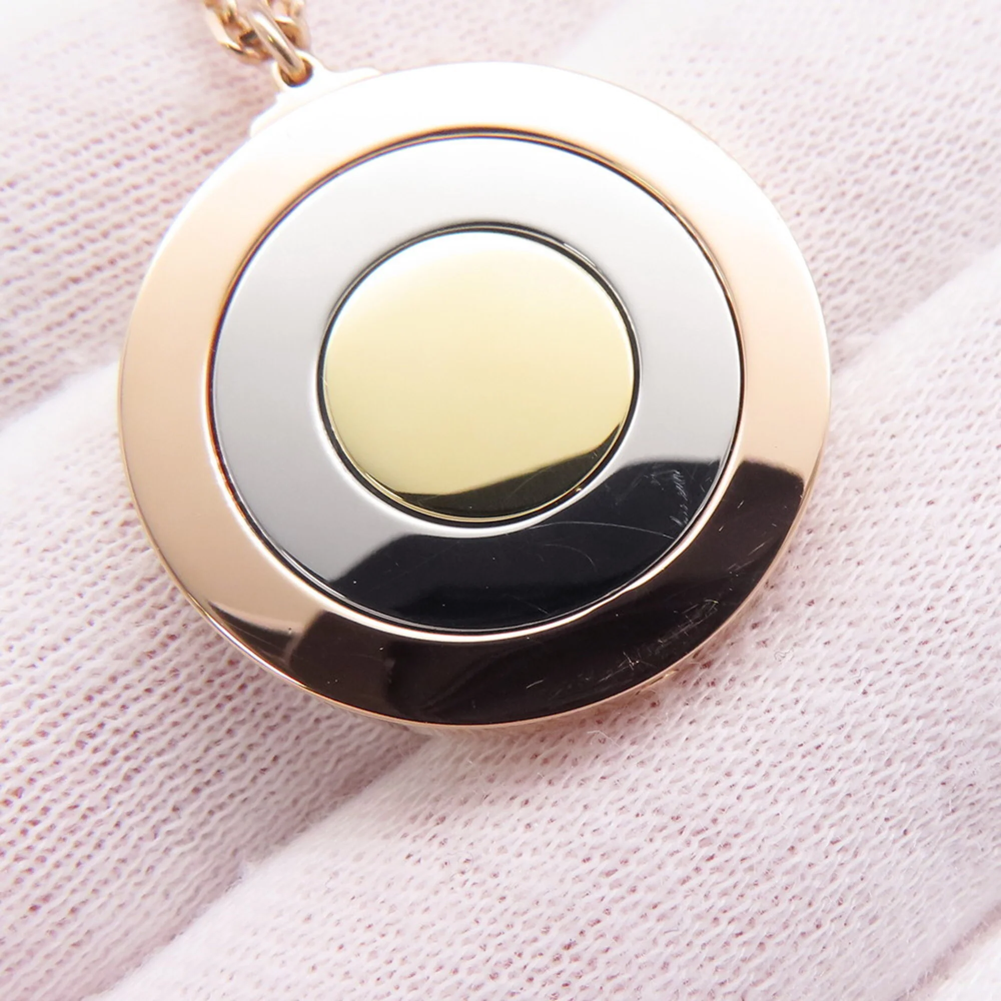 Trinity Pendant Necklace 18K Tricolor Gold - Image 8