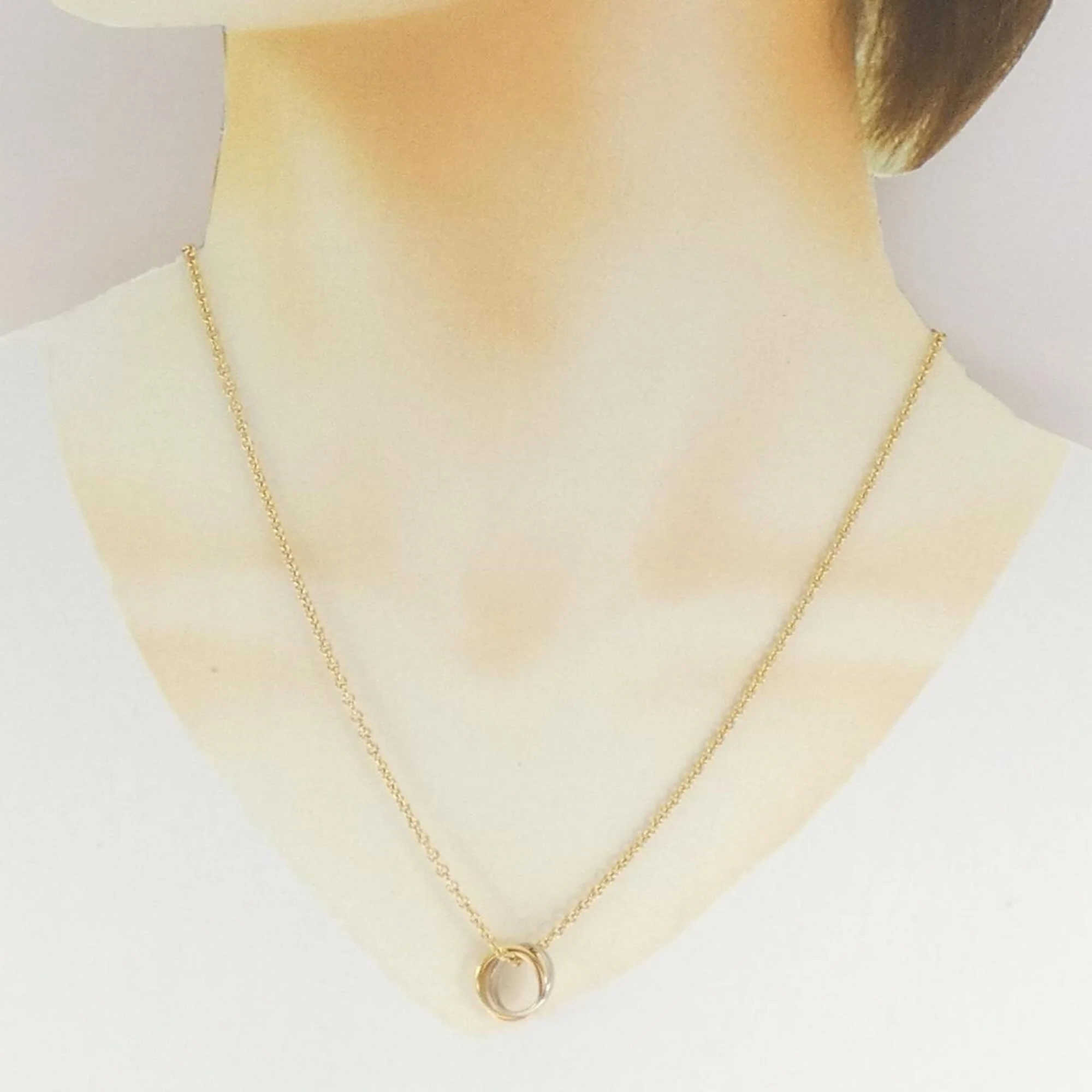 Trinity Pendant Necklace 18K Tricolor Gold - Image 5