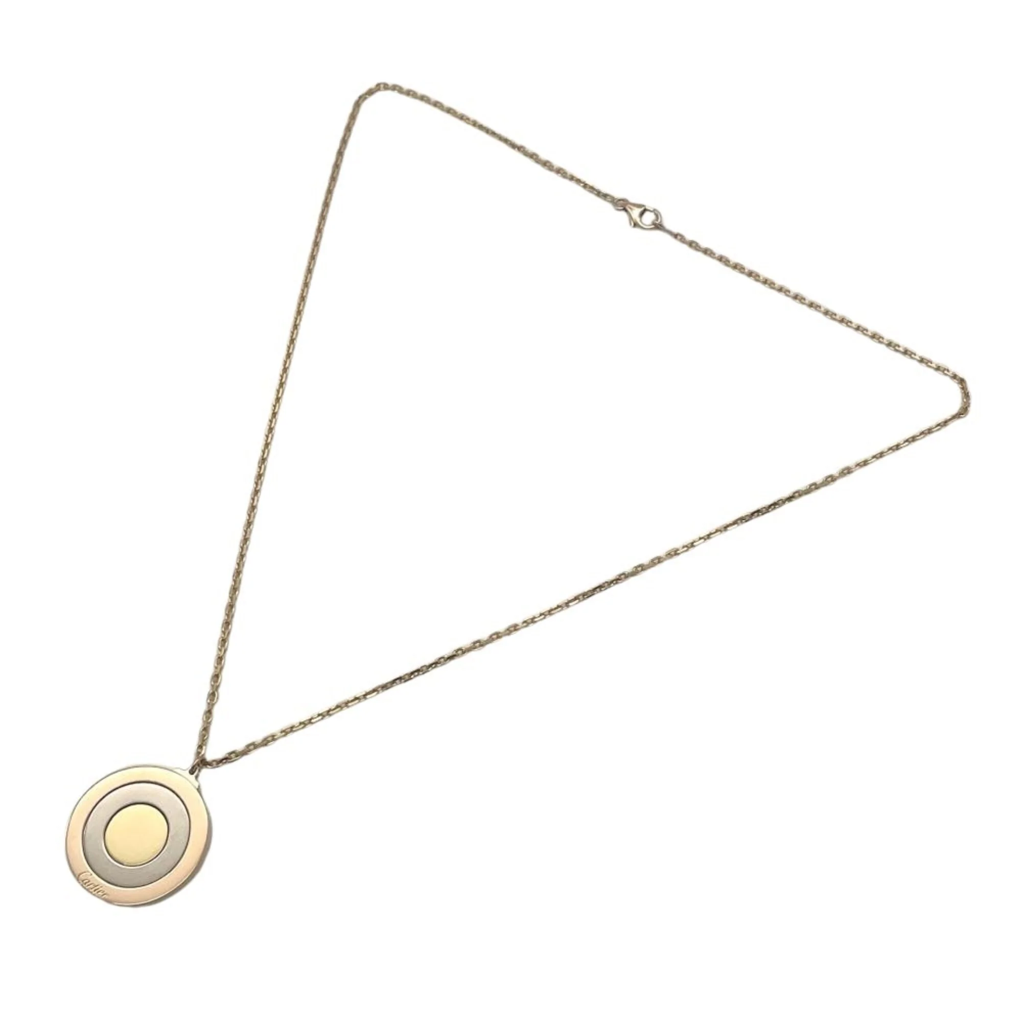 Trinity Pendant Necklace 18K Tricolor Gold - Image 9