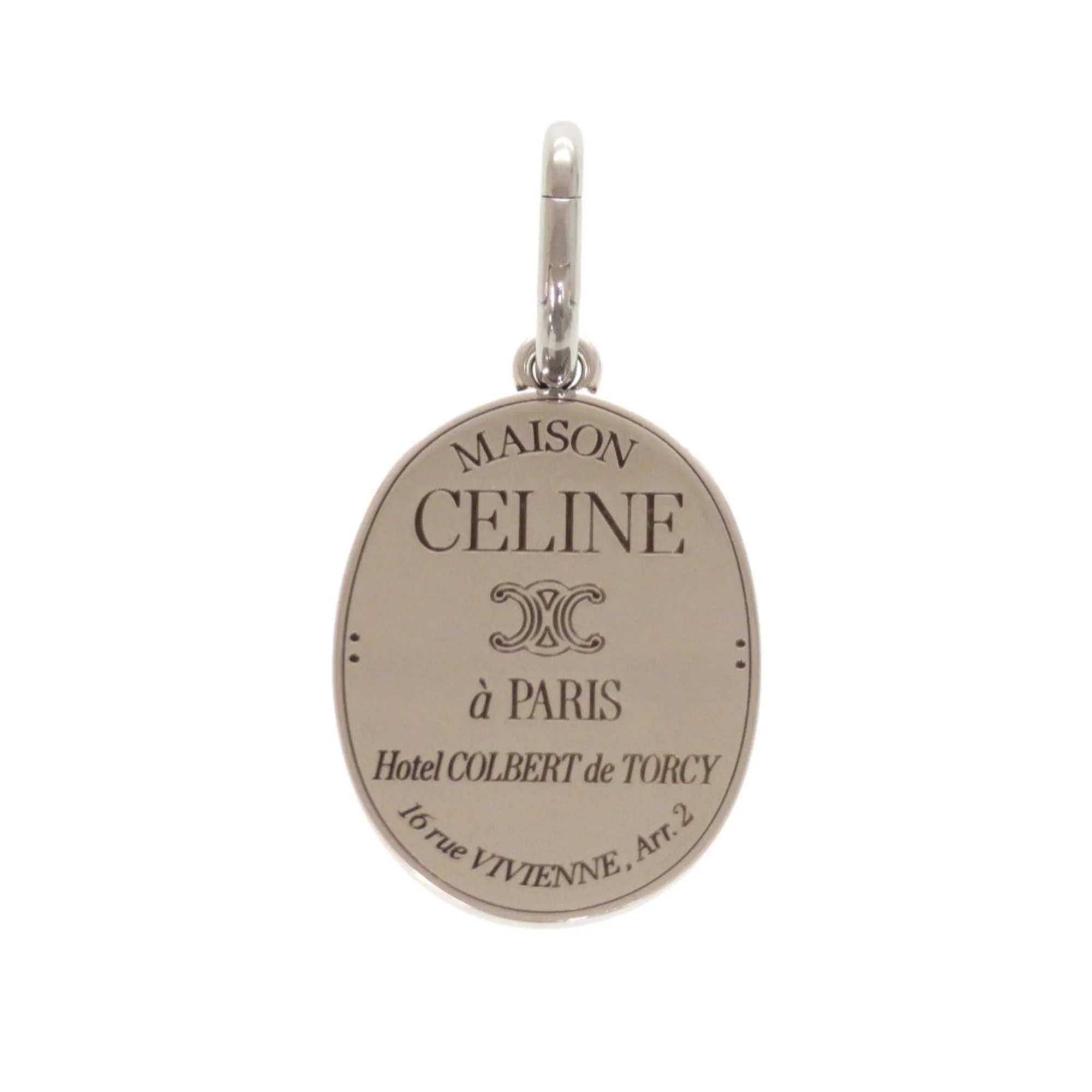 Medal Pendant Necklace Metal Silver