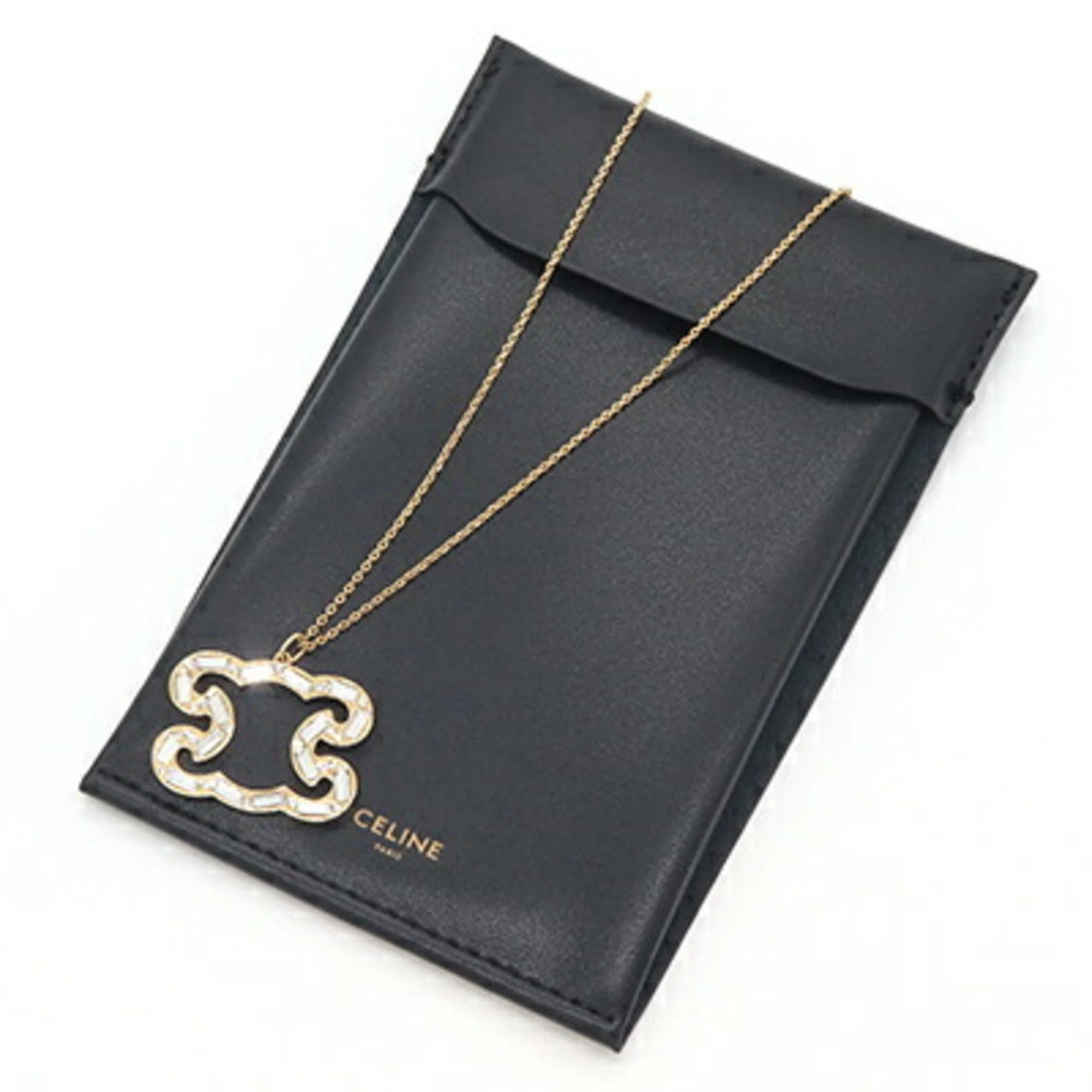 Pendant Necklace Gold Metal - Image 8
