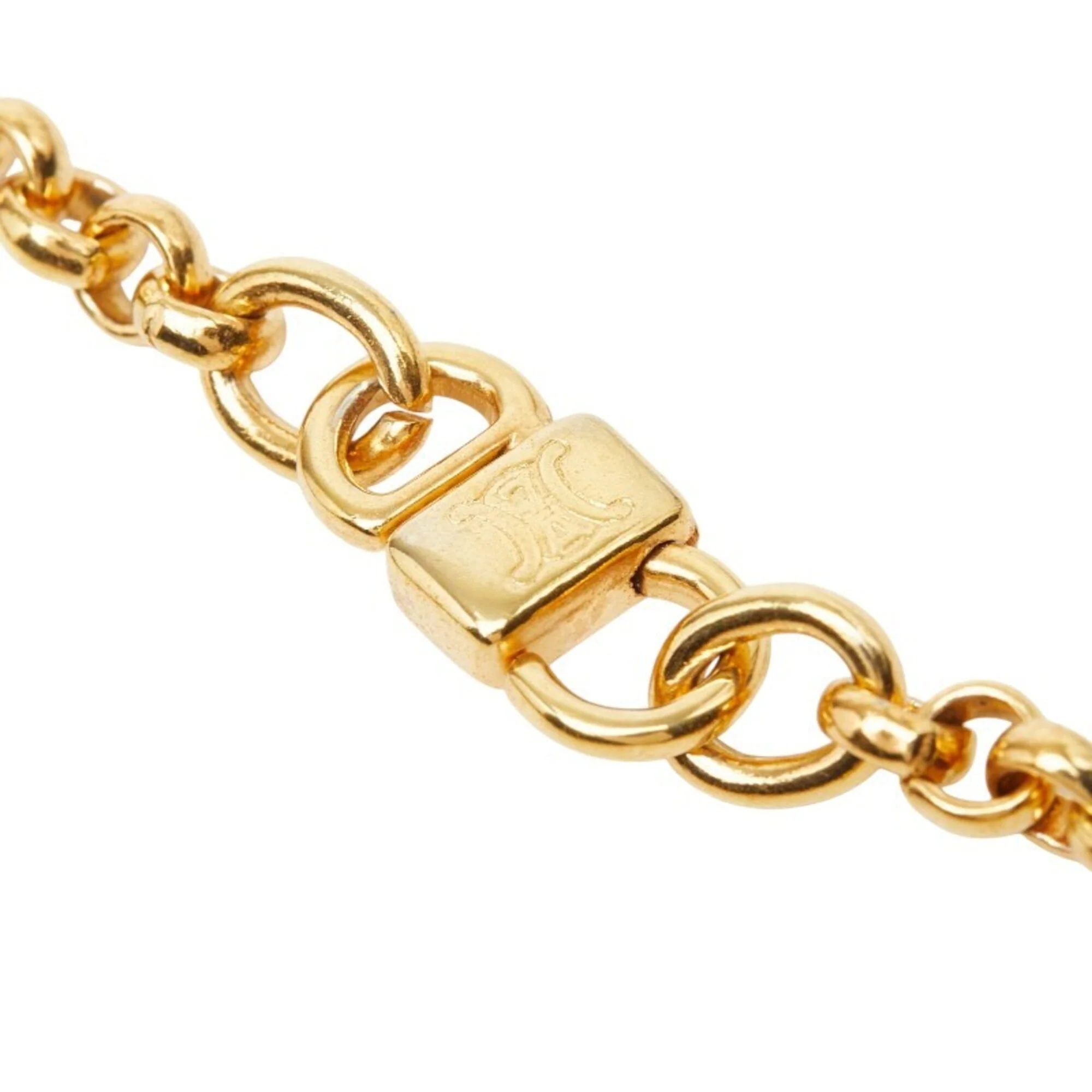 Pendant Necklace Gold Plated with Faux Pearl - Image 5