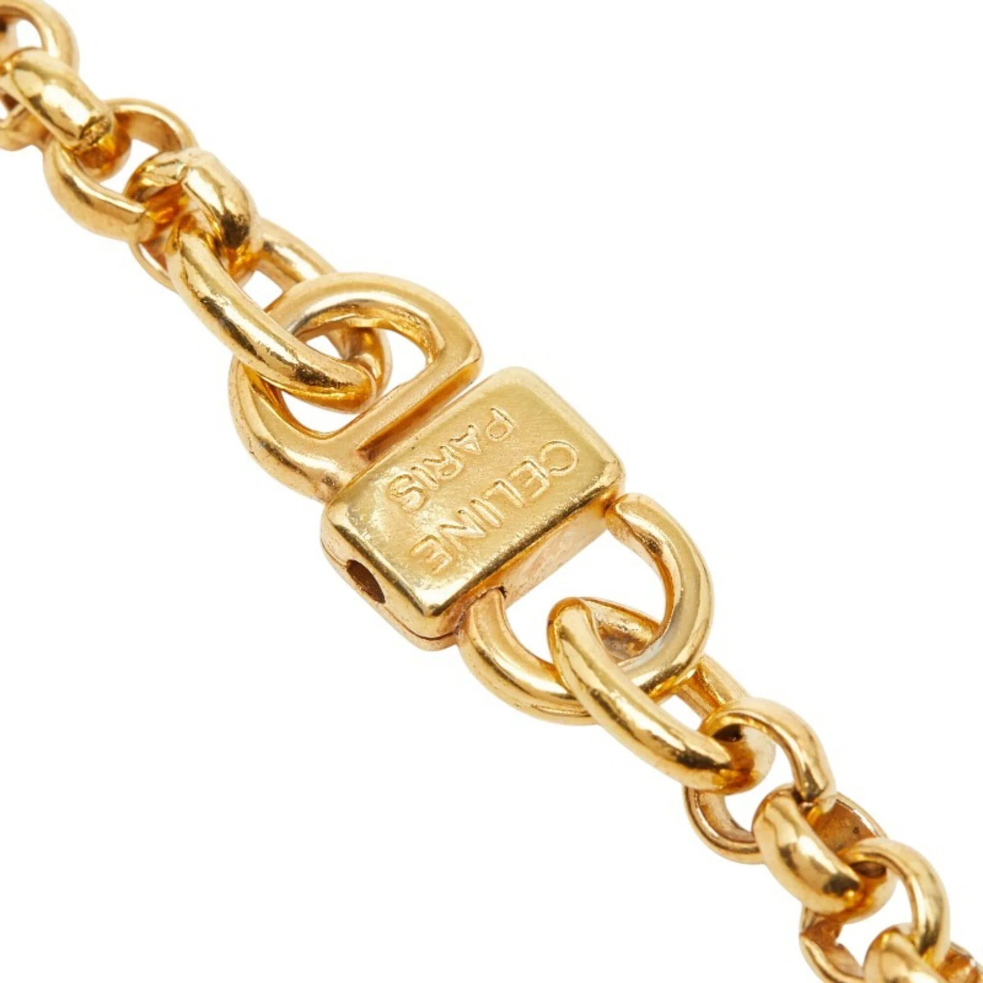 Pendant Necklace Gold Plated with Faux Pearl - Image 6