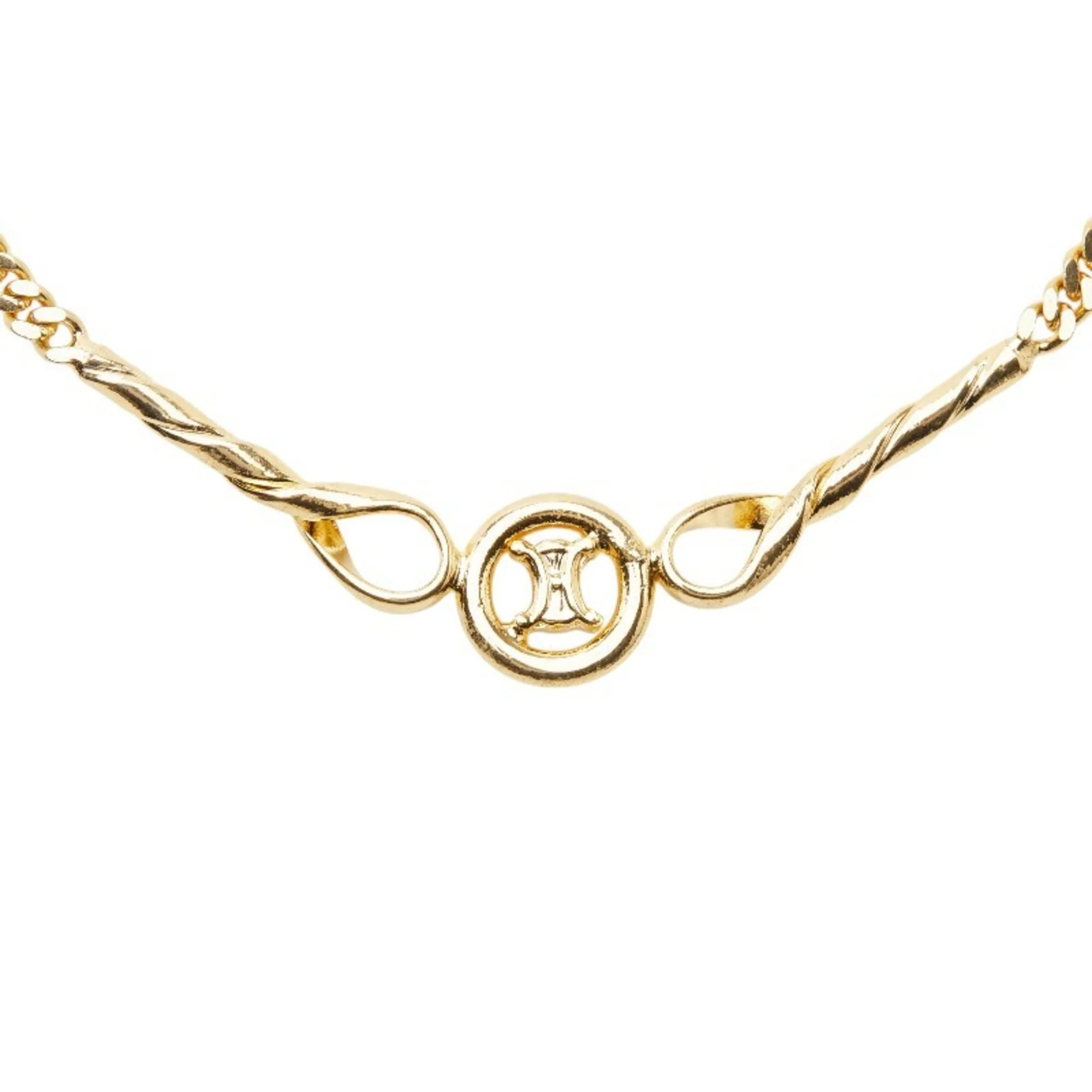 Triomphe Pendant Necklace Gold - Image 4