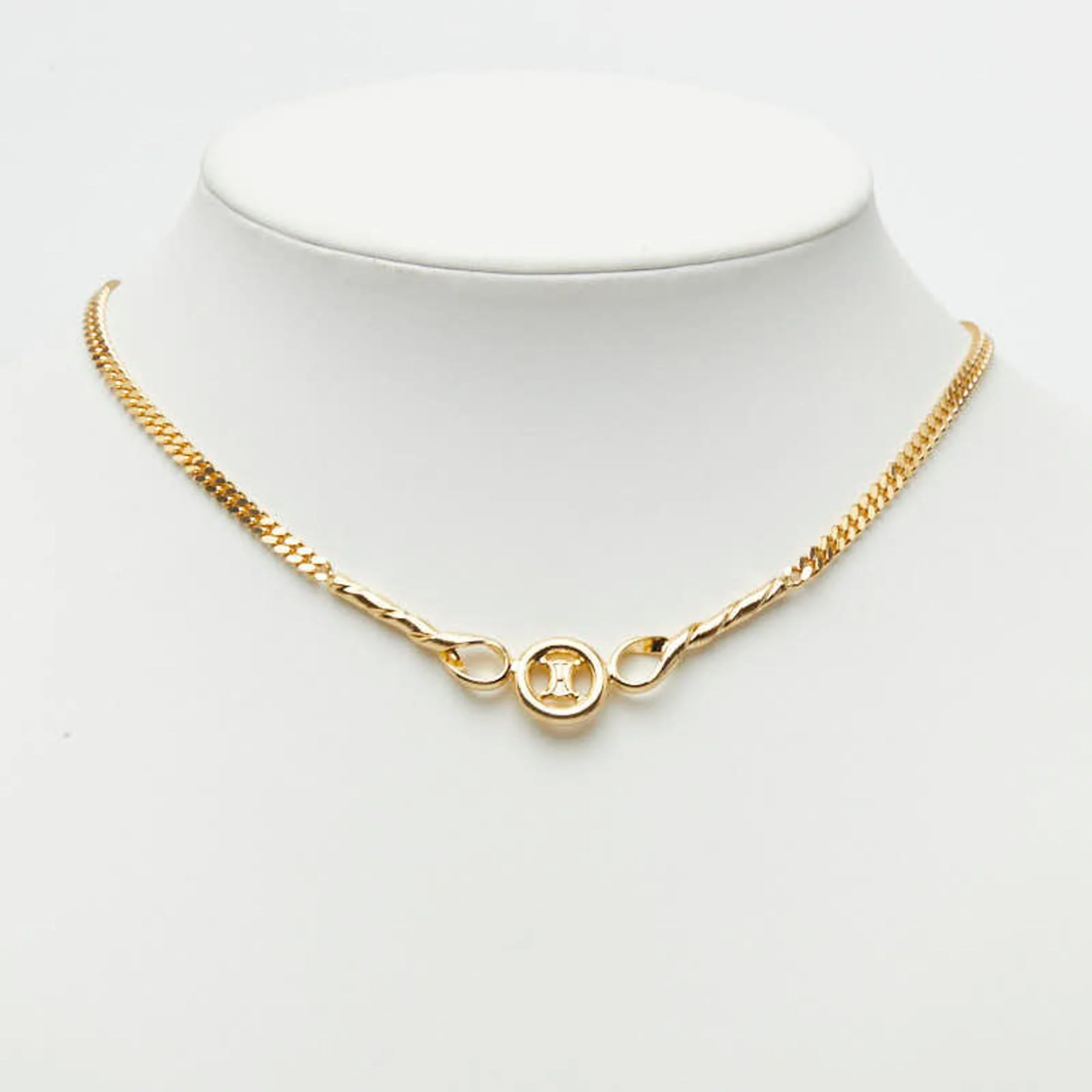 Triomphe Pendant Necklace Gold - Image 6