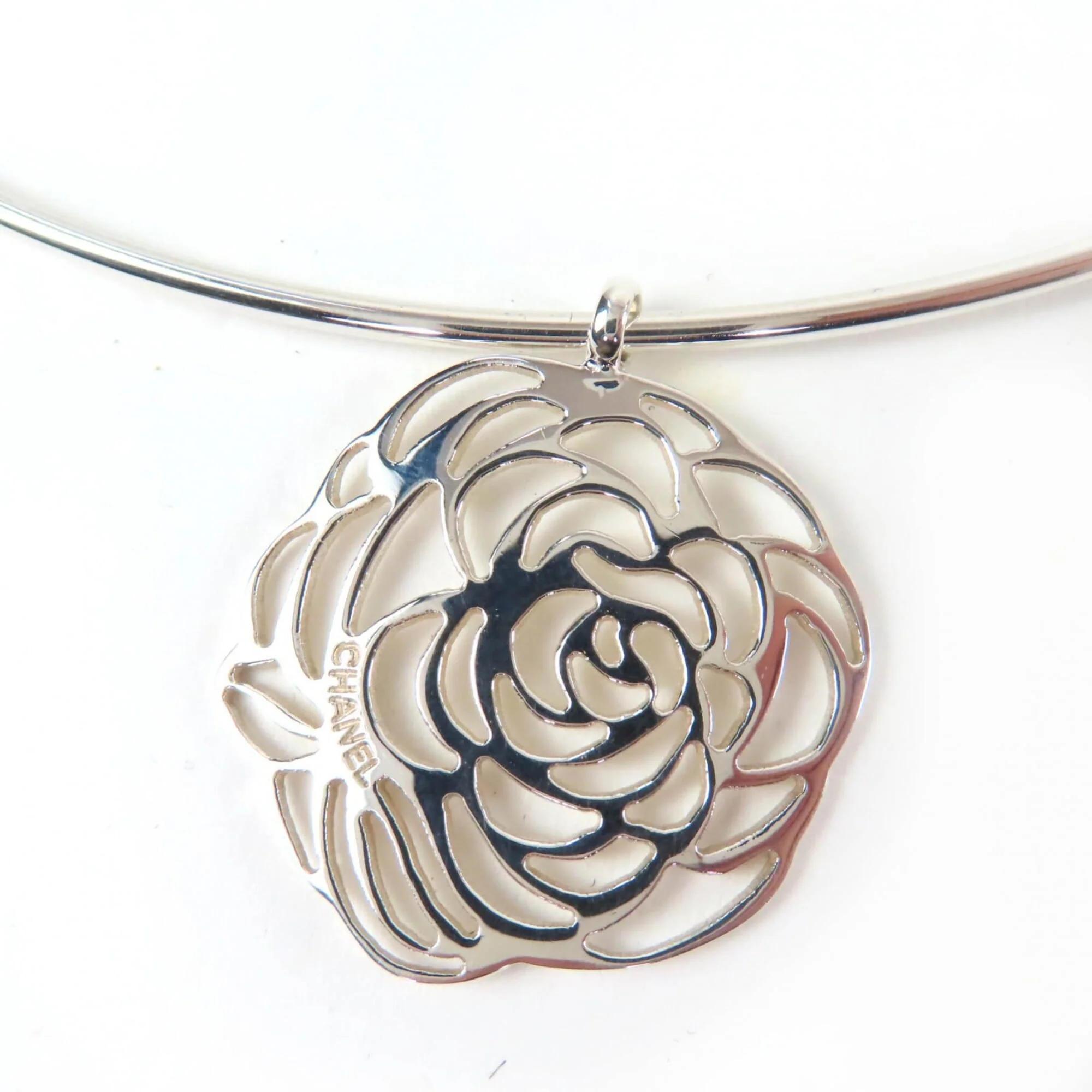 Camellia Necklace Sterling Silver - Image 4