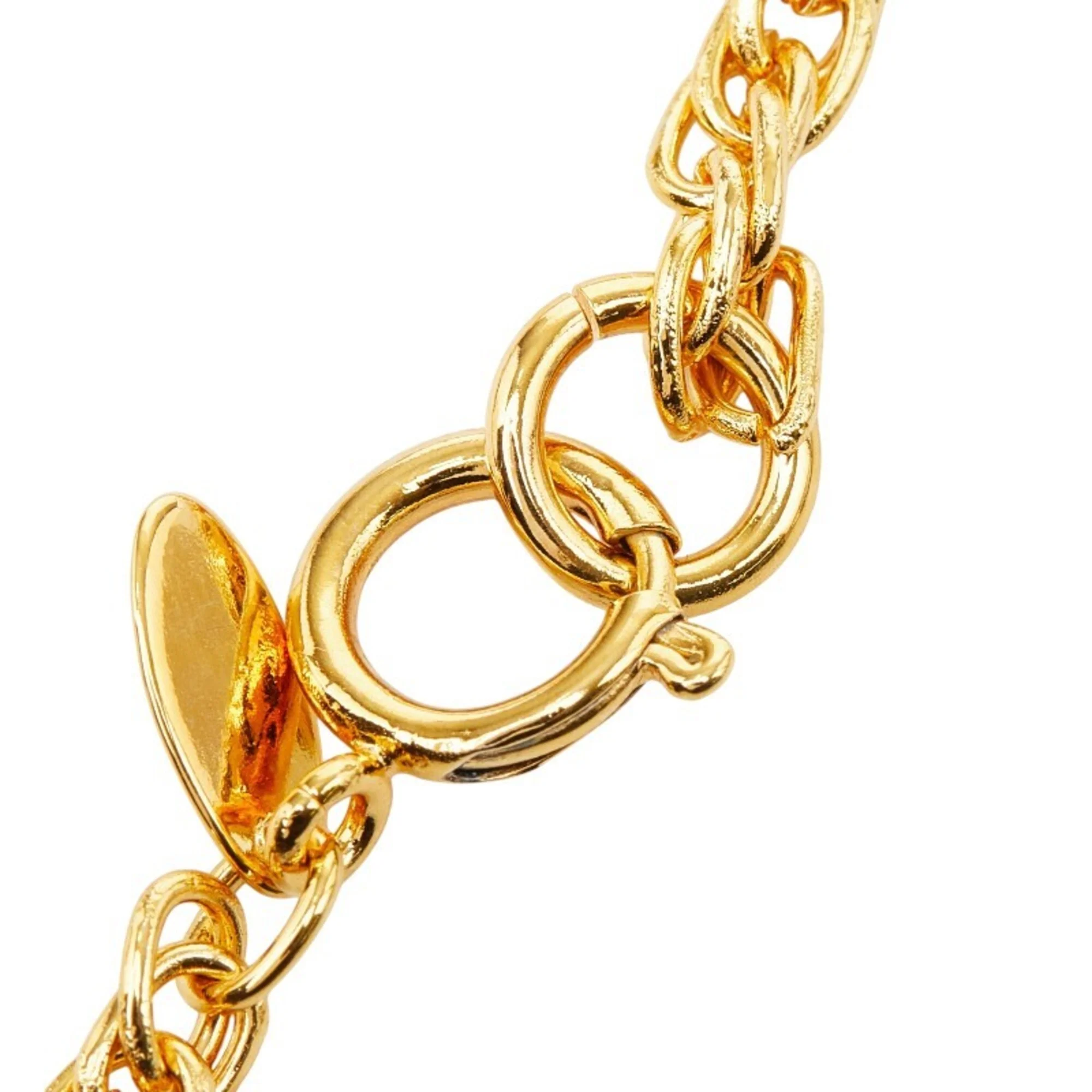 CC Logo Chain Pendant Necklace Metal - Image 5