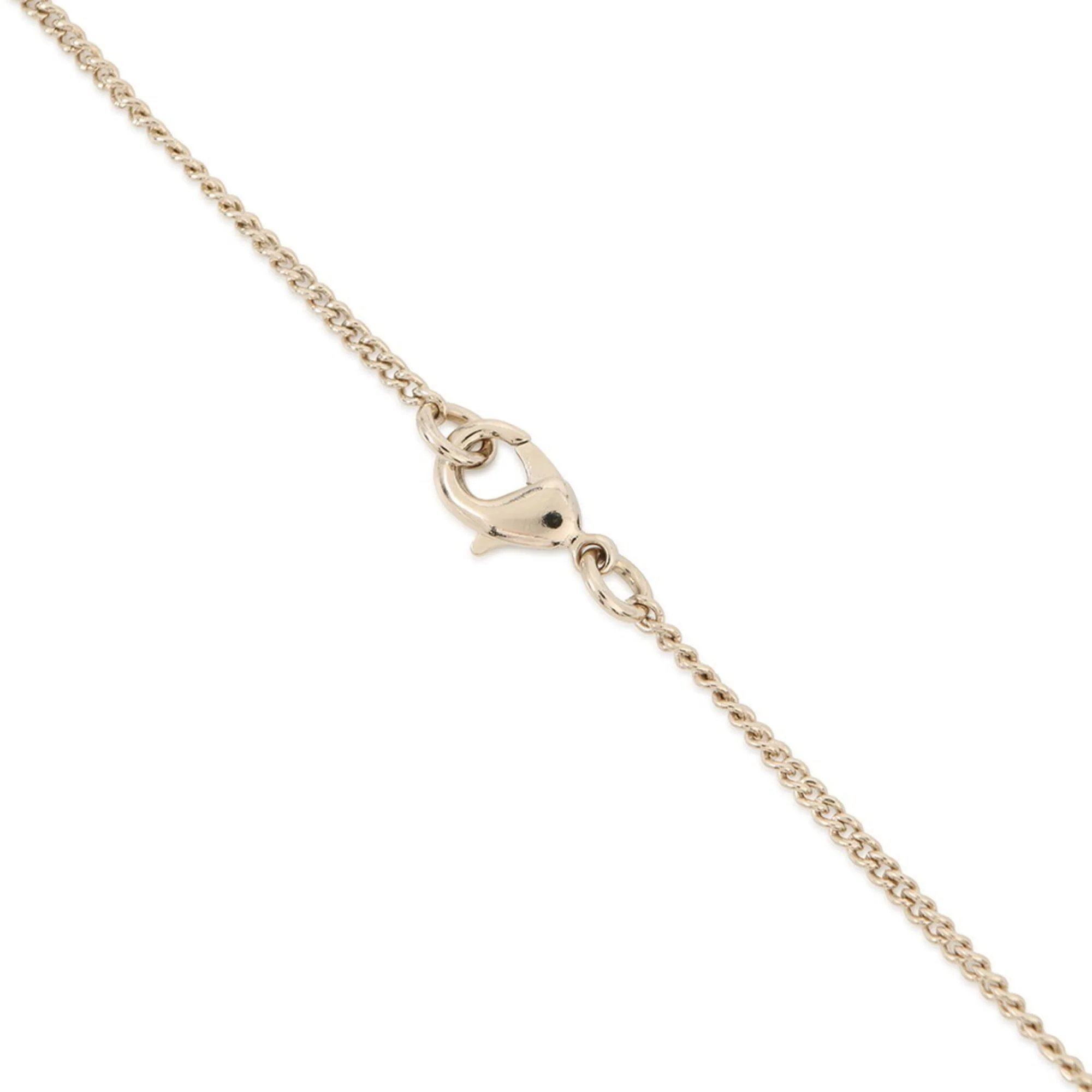CC Logo Pendant Necklace Gold-Tone Metal - Image 5