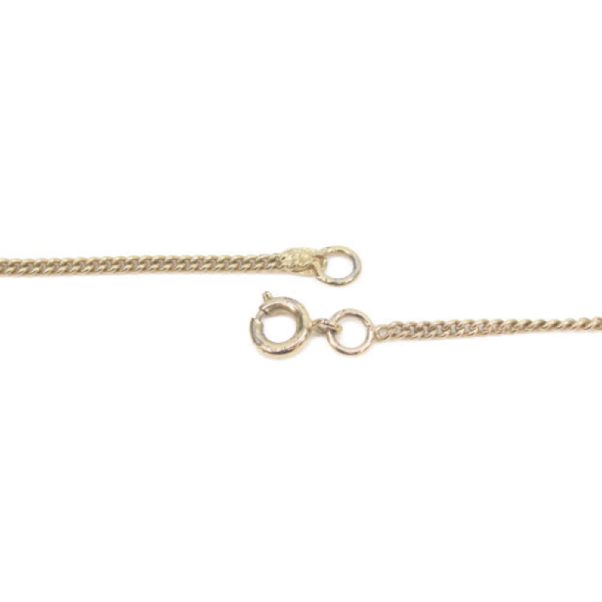 CC Logo Pendant Necklace Gold-Tone Metal - Image 7