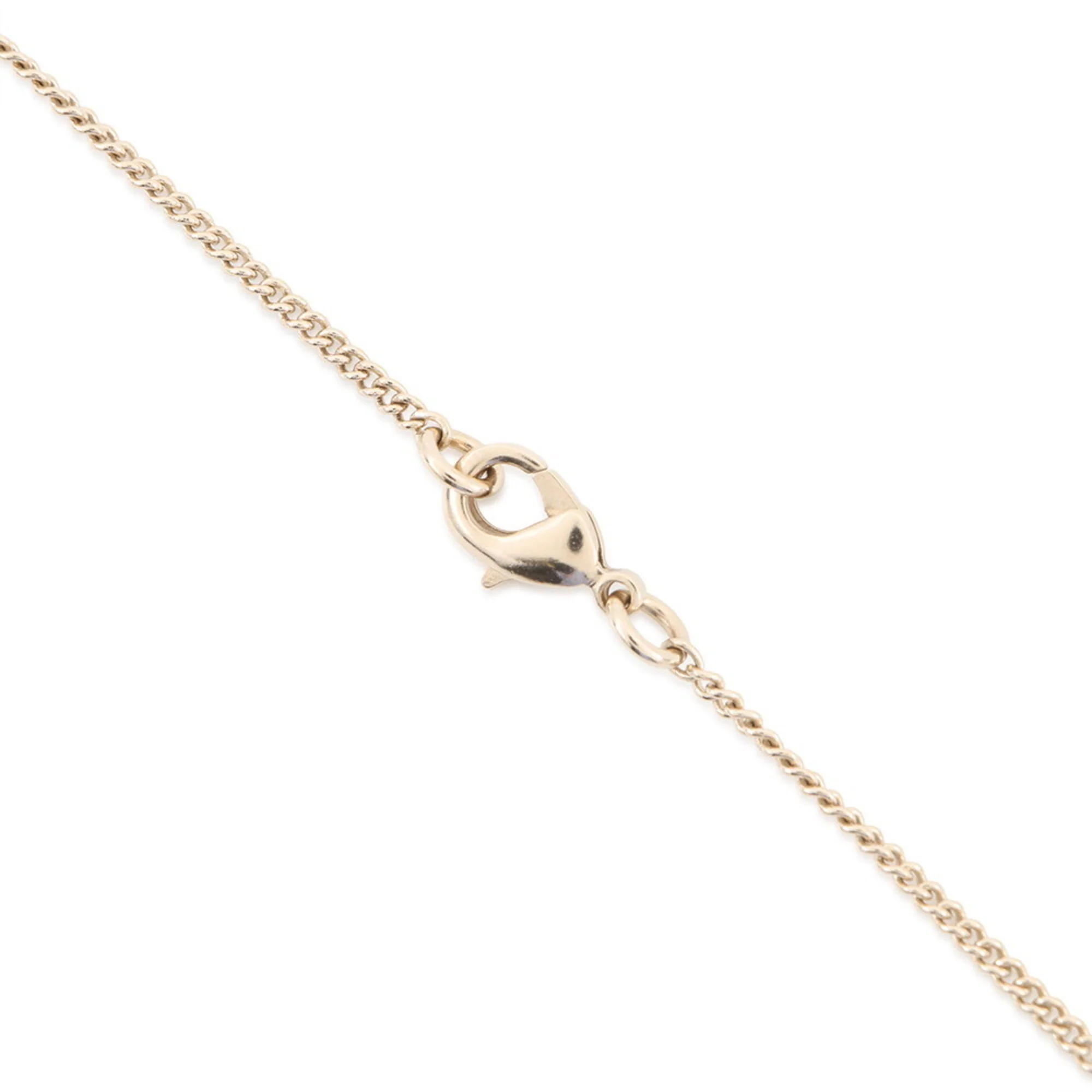 CC Logo Pendant Necklace Gold-Tone Metal - Image 5