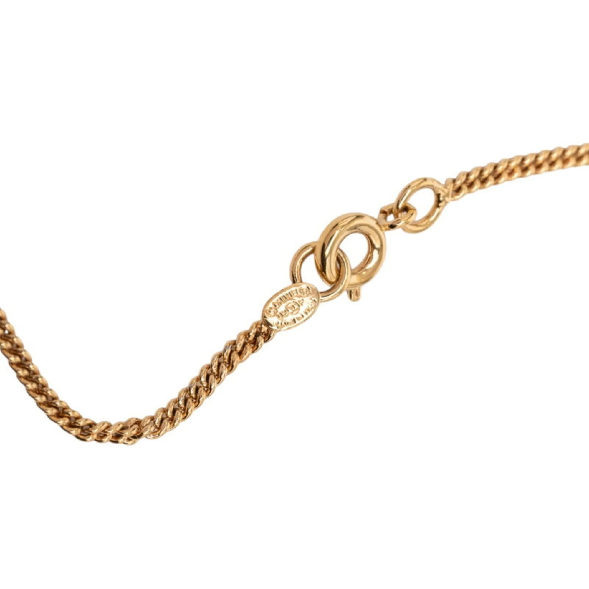 CC Logo Pendant Necklace Metal - Image 4