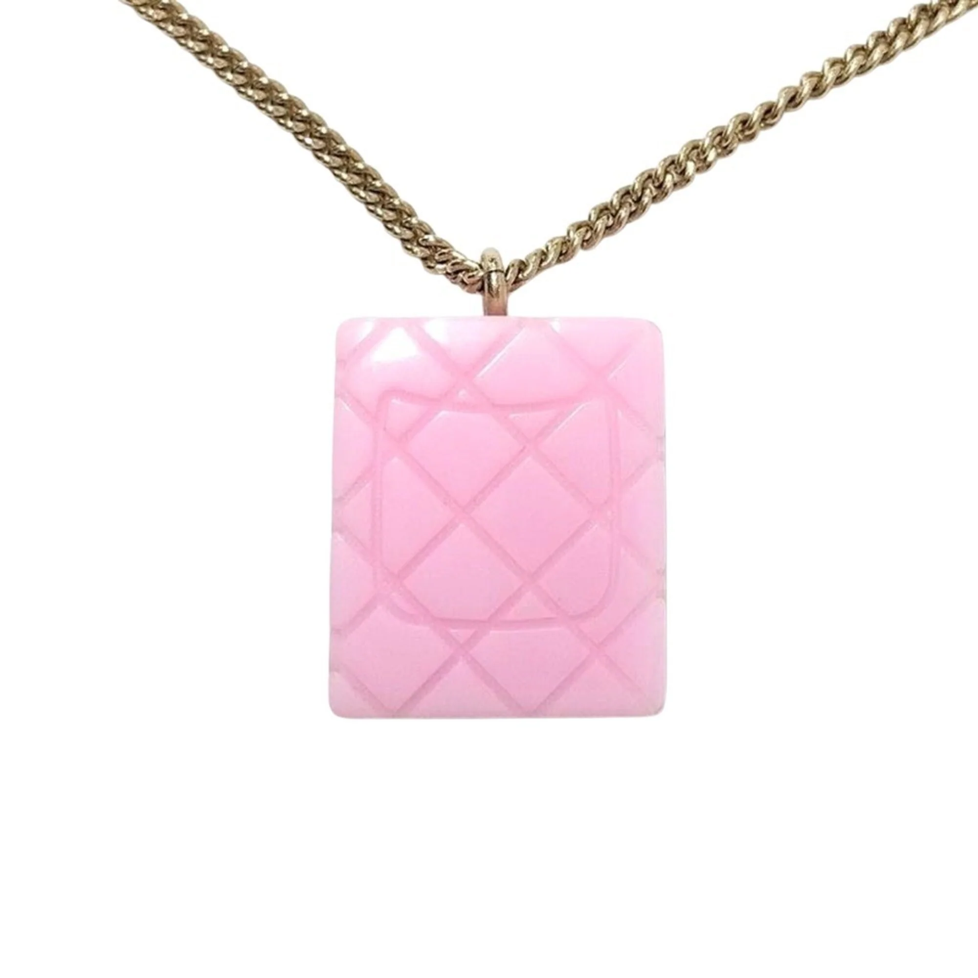 CC Logo Pendant Necklace Metal - Image 2