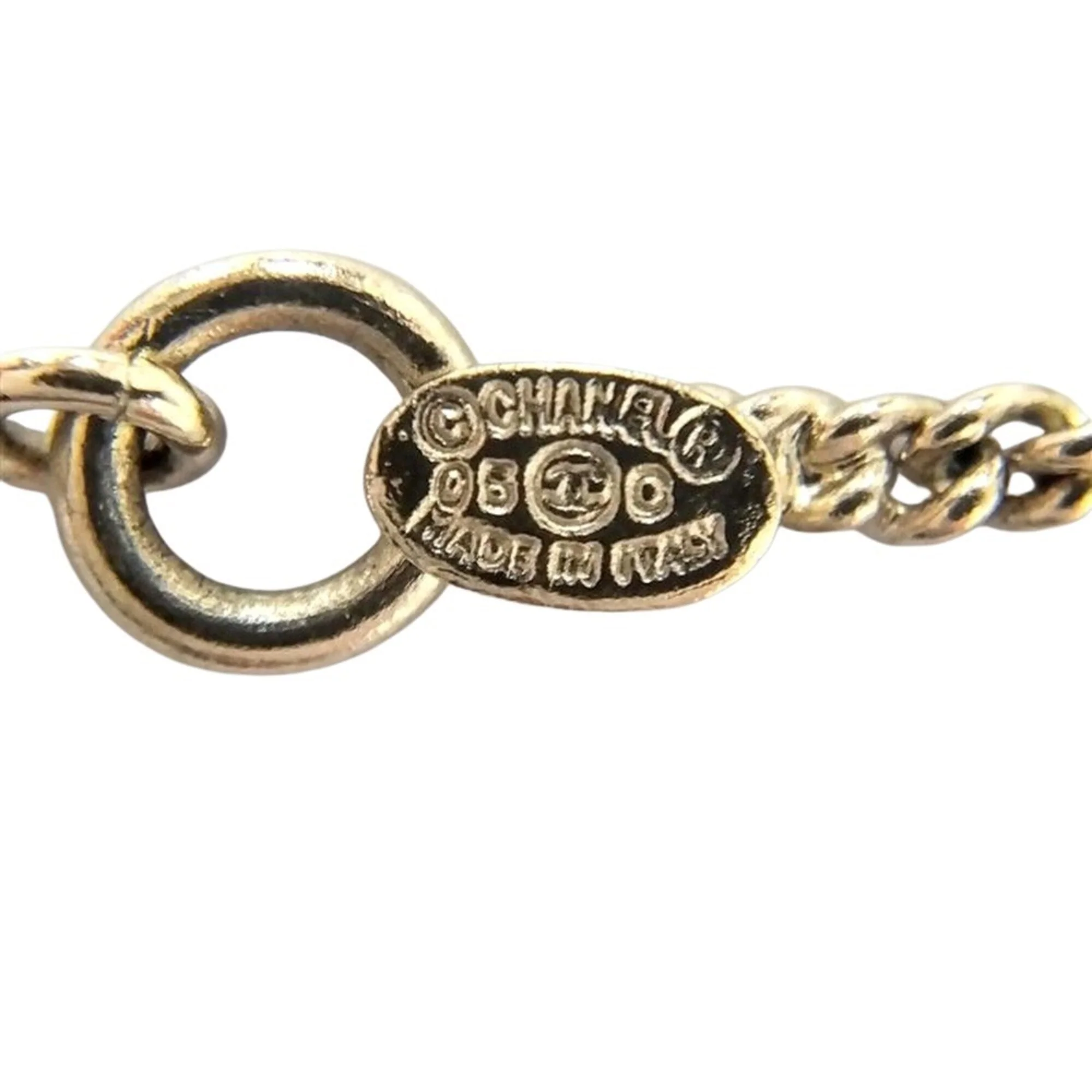CC Logo Pendant Necklace Metal - Image 7