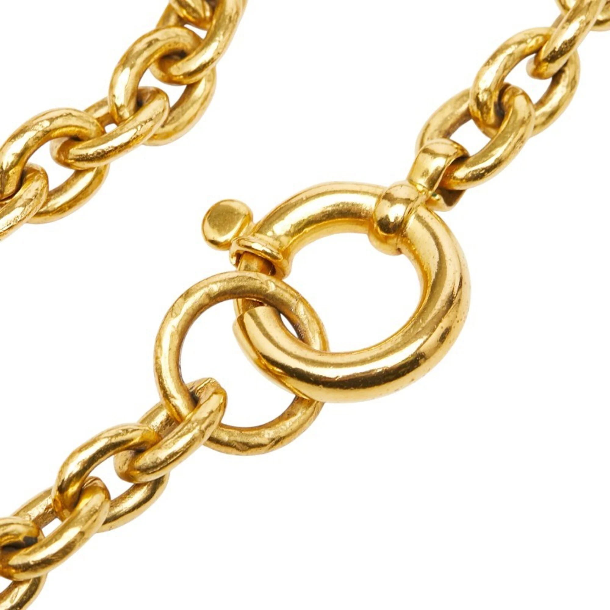 CC Logo Pendant Necklace Metal - Image 5