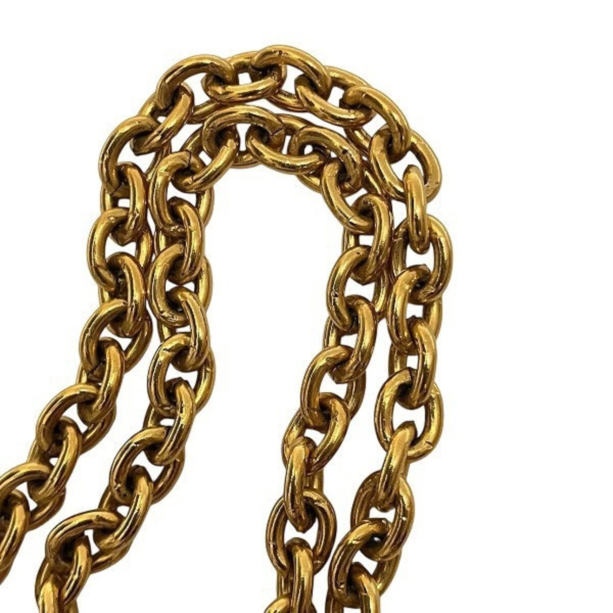 CC Logo Pendant Necklace Metal - Image 9