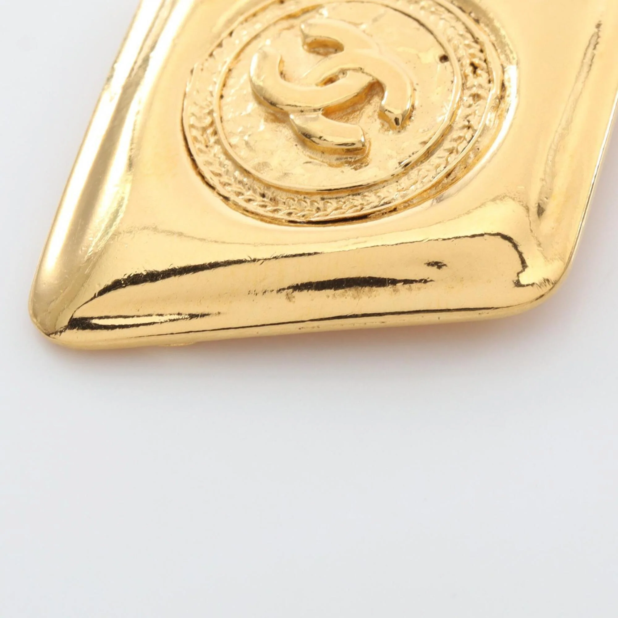 CC Logo Pendant Necklace Metal - Image 7