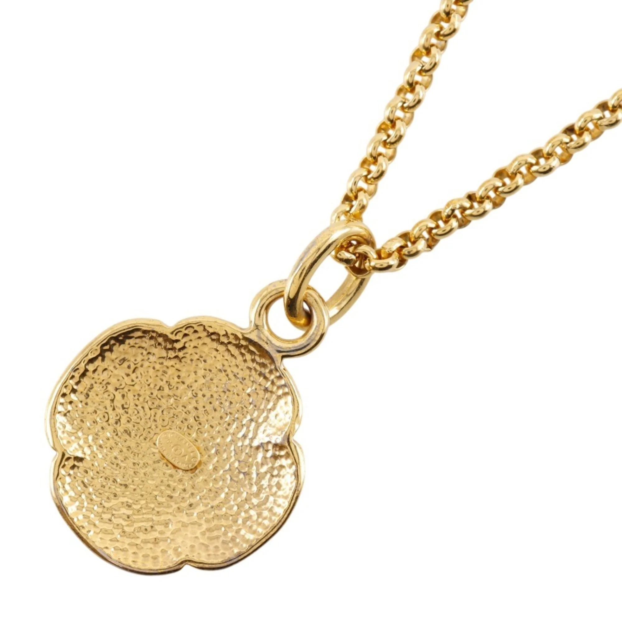 CC Logo Pendant Necklace Metal - Image 3