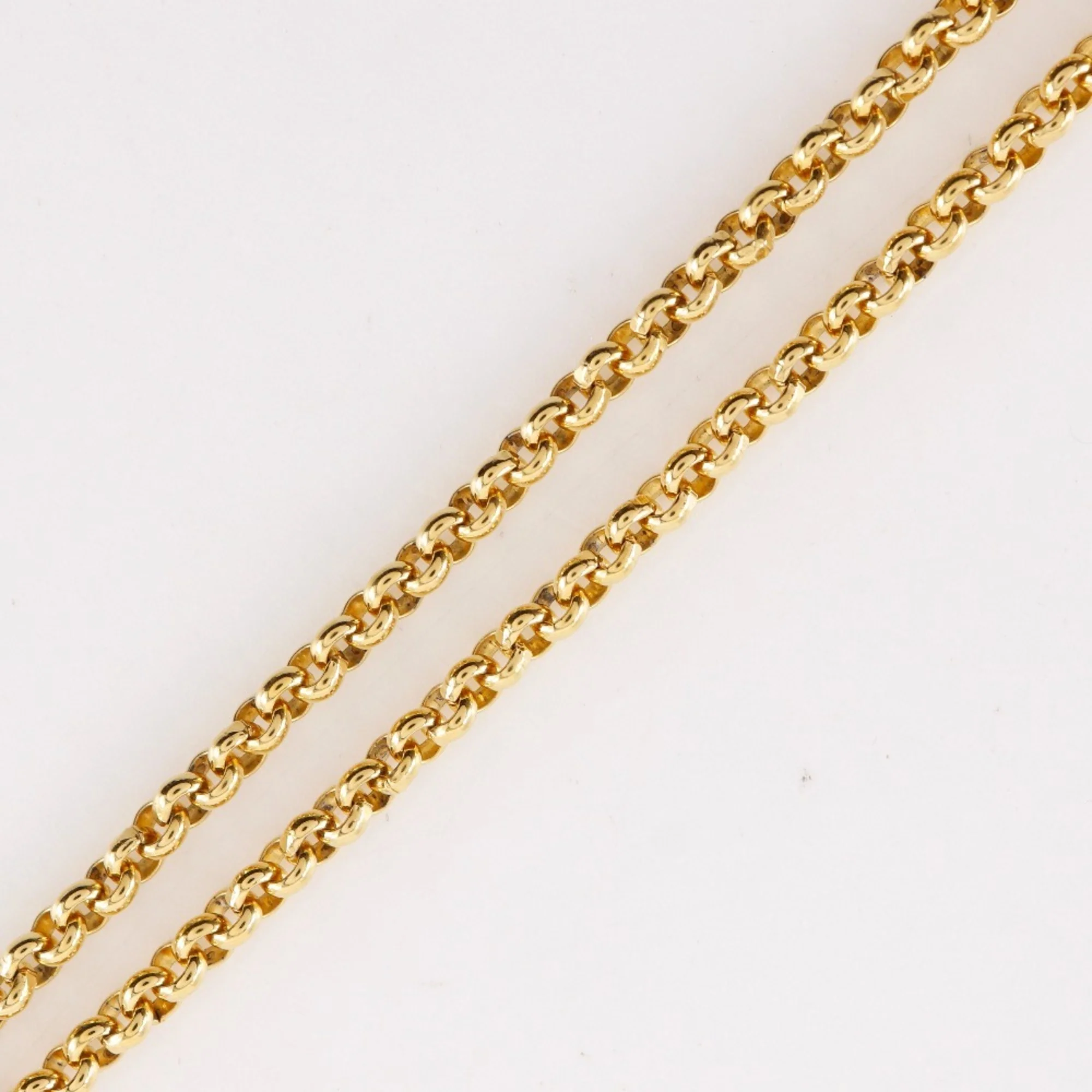 CC Logo Pendant Necklace Metal - Image 4