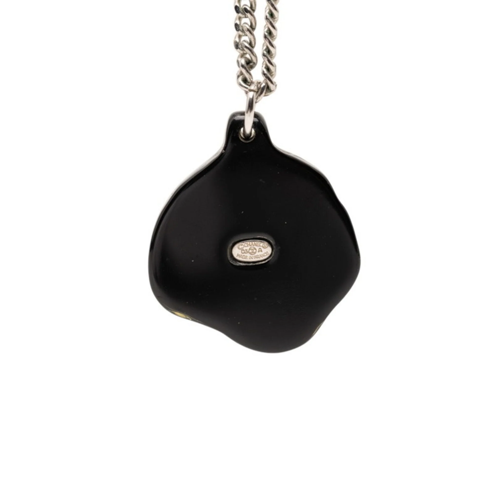 CC Logo Pendant Necklace Metal - Image 2