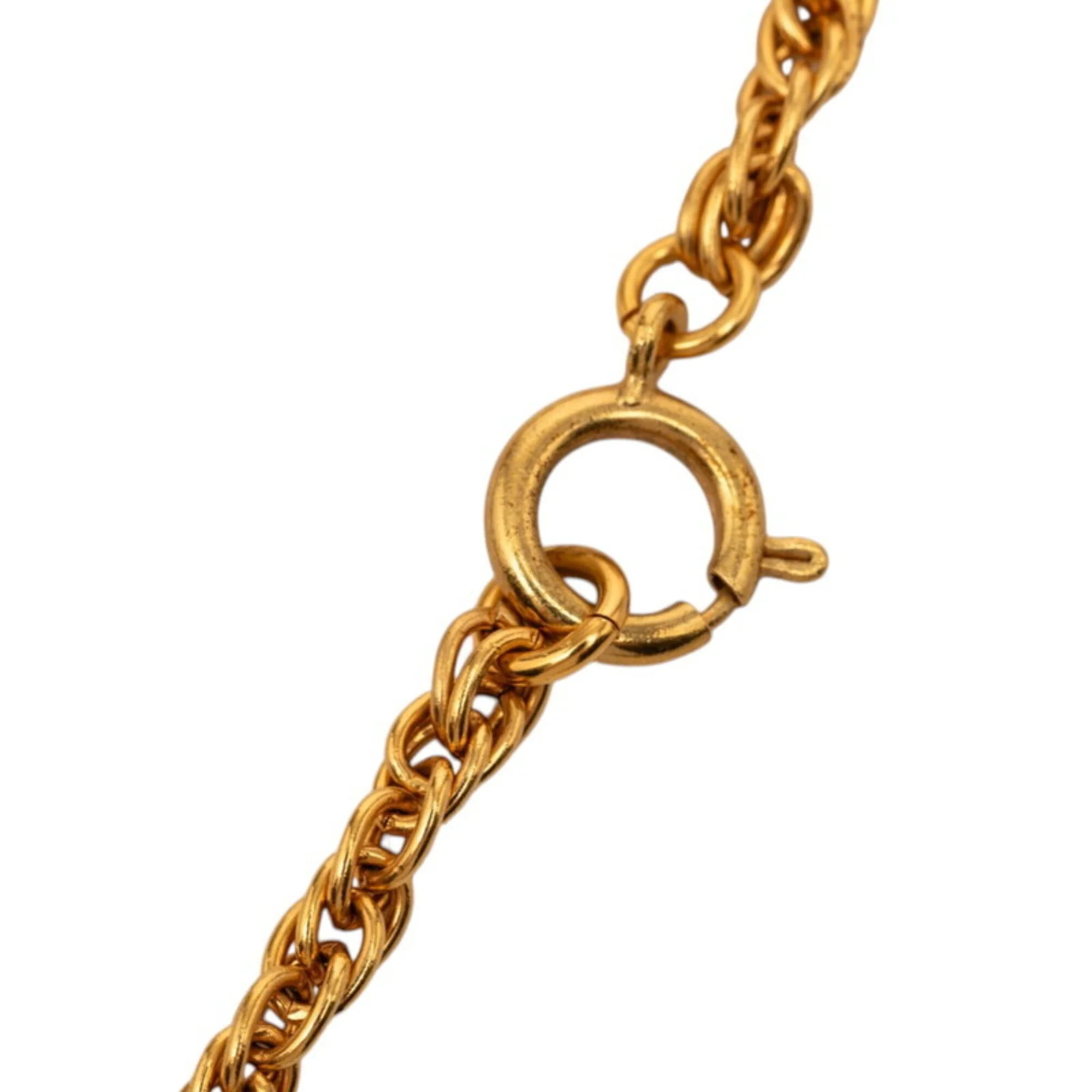 CC Logo Pendant Necklace Metal - Image 3