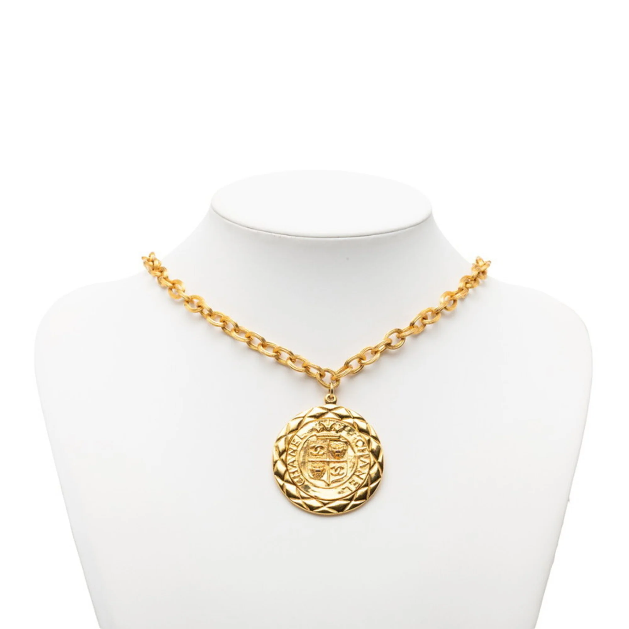 CC Logo Pendant Necklace Metal - Image 6