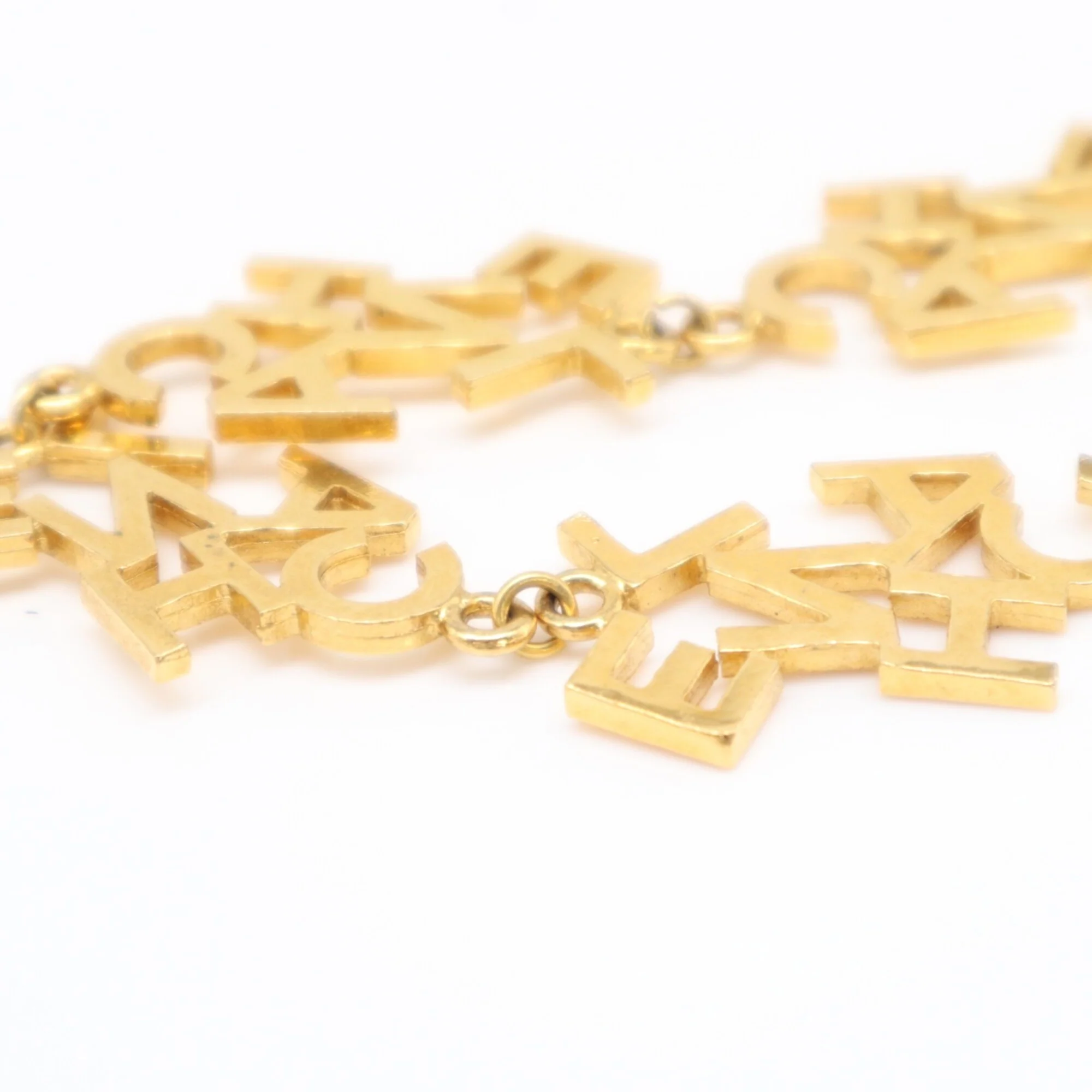 CC Logo Pendant Necklace Metal - Image 4