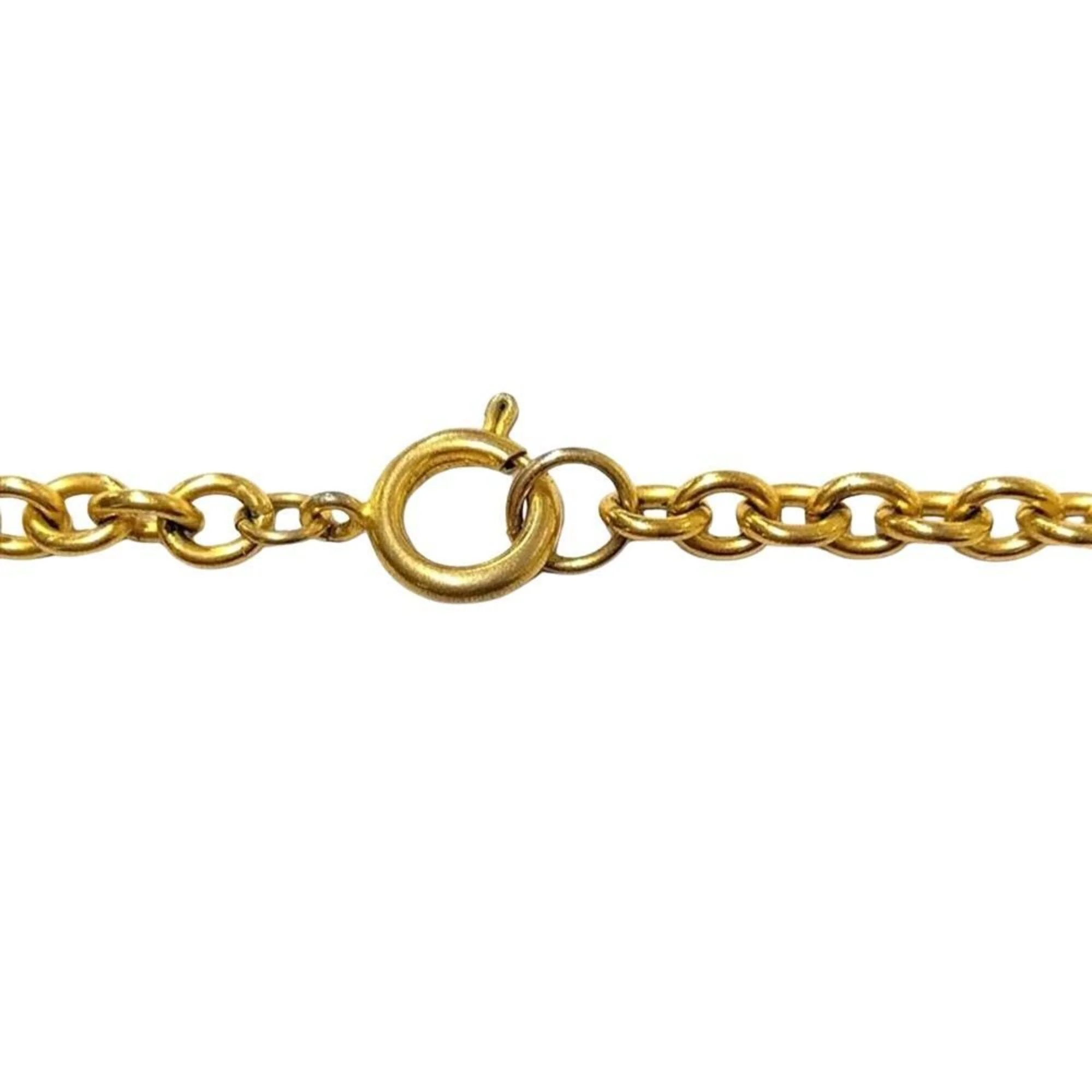 CC Logo Pendant Necklace Metal - Image 5