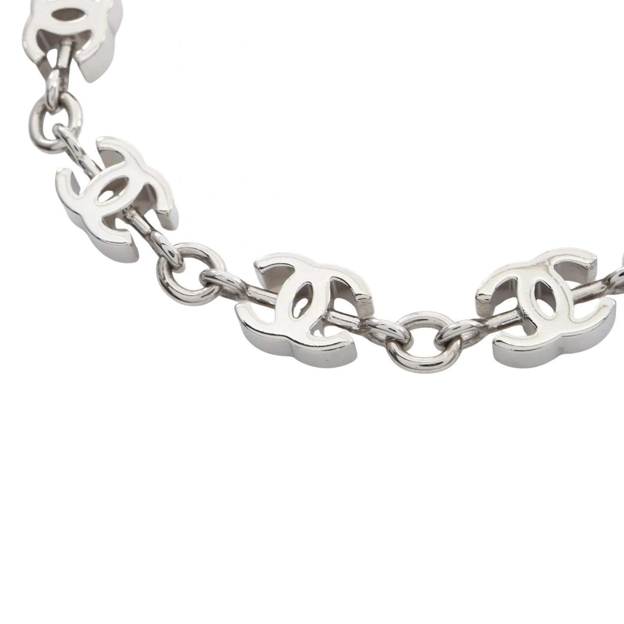 CC Logo Pendant Necklace Sterling Silver - Image 3