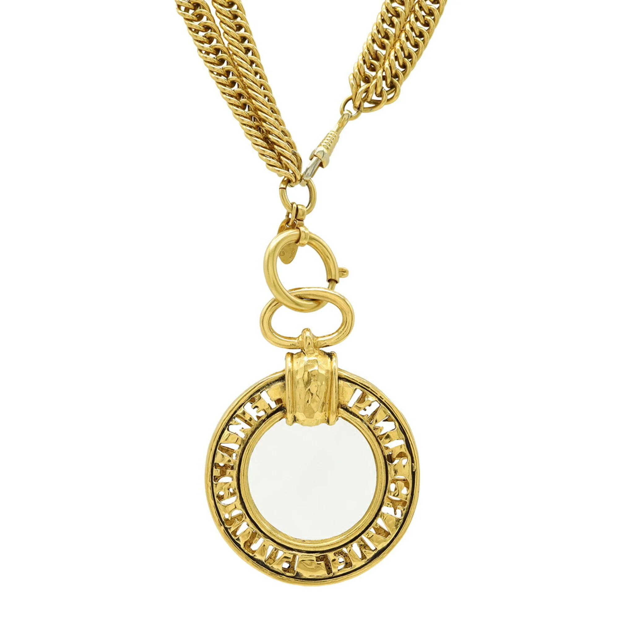 Magnifying Glass Pendant Necklace Metal - Image 2