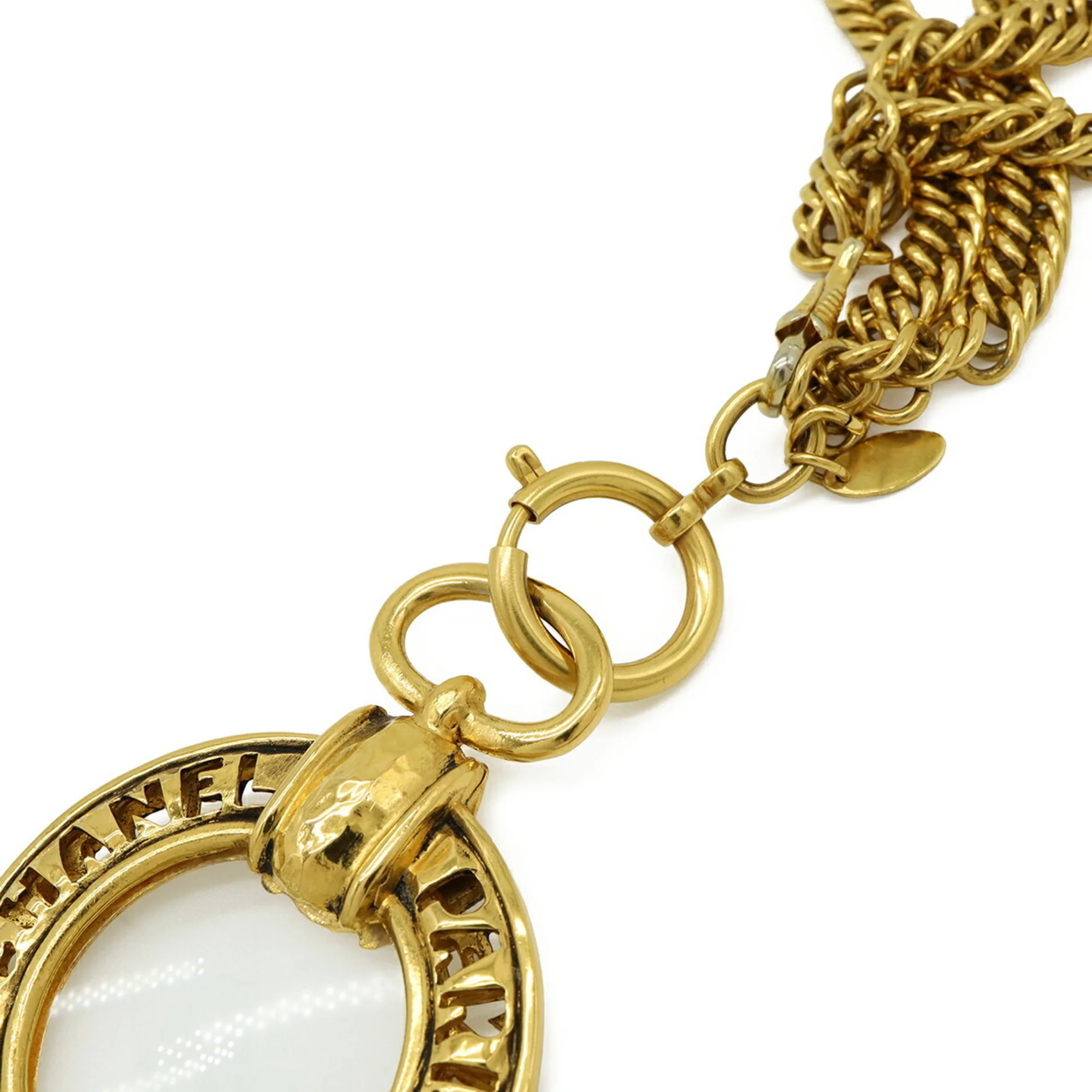 Magnifying Glass Pendant Necklace Metal - Image 7