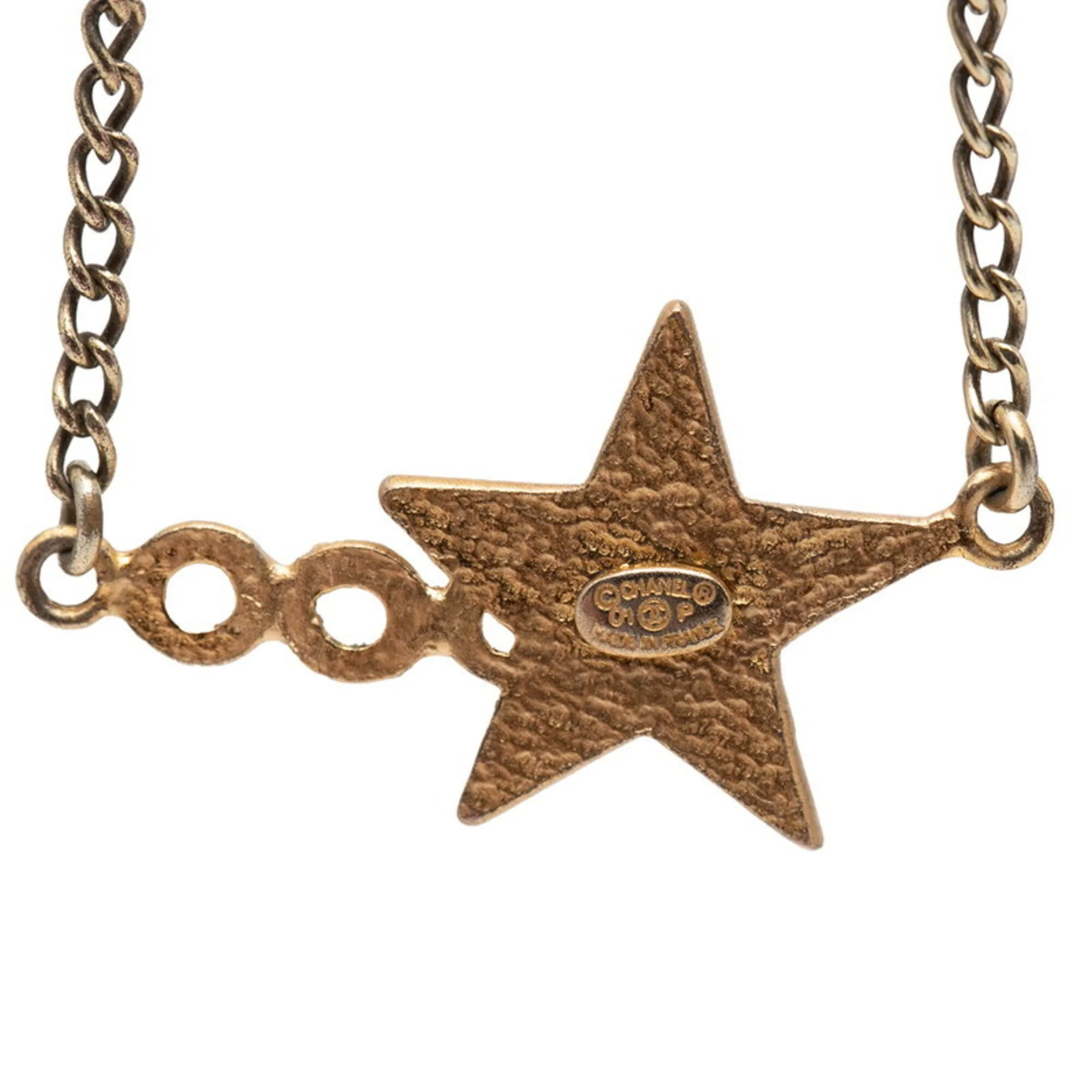 Pendant Necklace Gold and Black Plated - Image 4