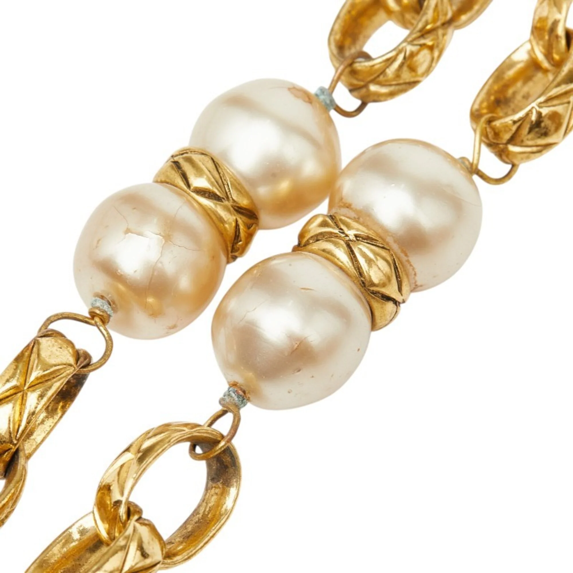 Pendant Necklace Metal With Pearl - Image 5