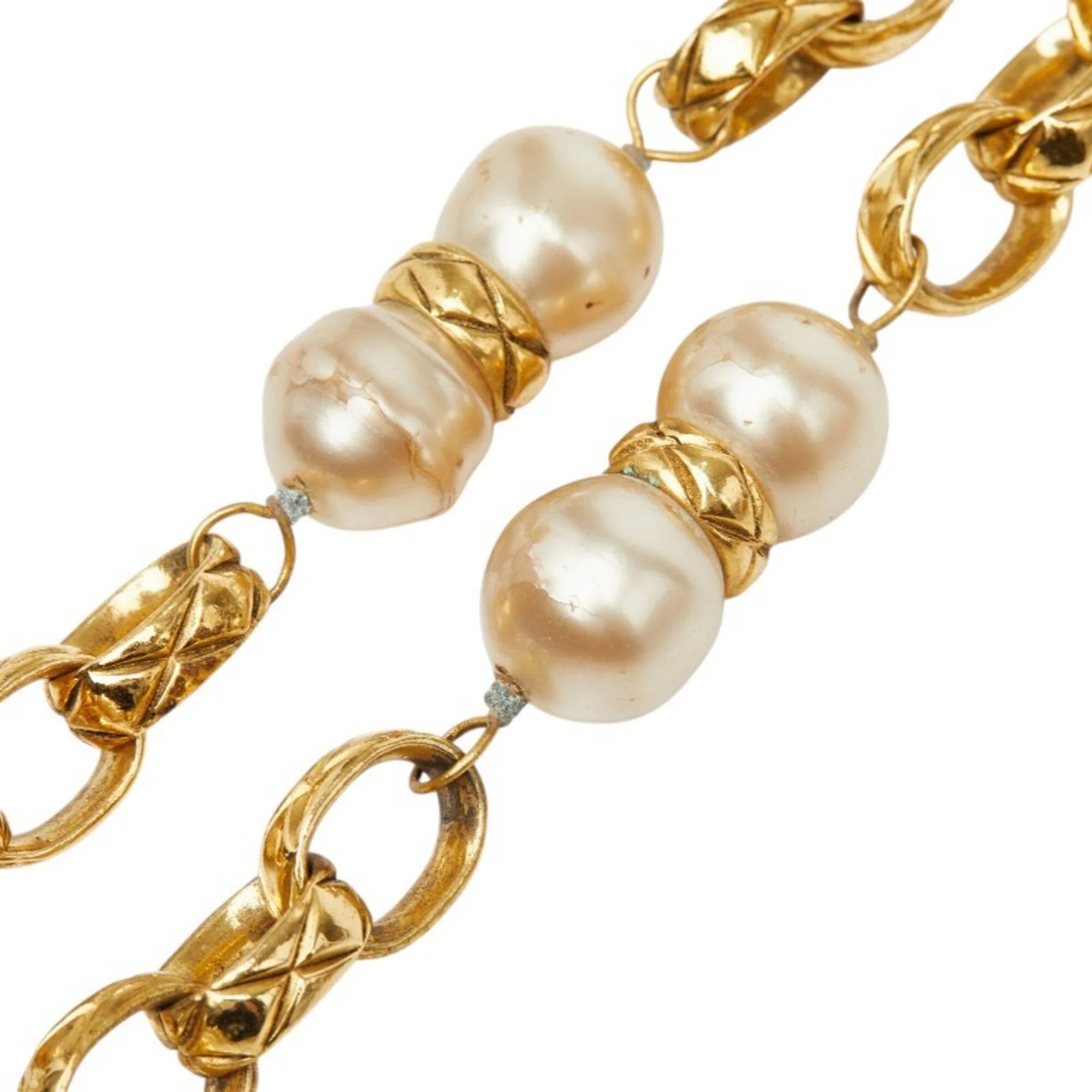 Pendant Necklace Metal With Pearl - Image 6