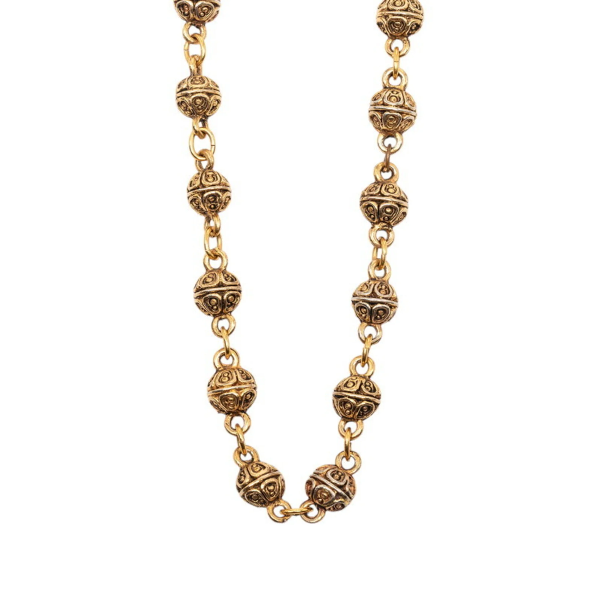 Vintage Pendant Necklace Metal - Image 2