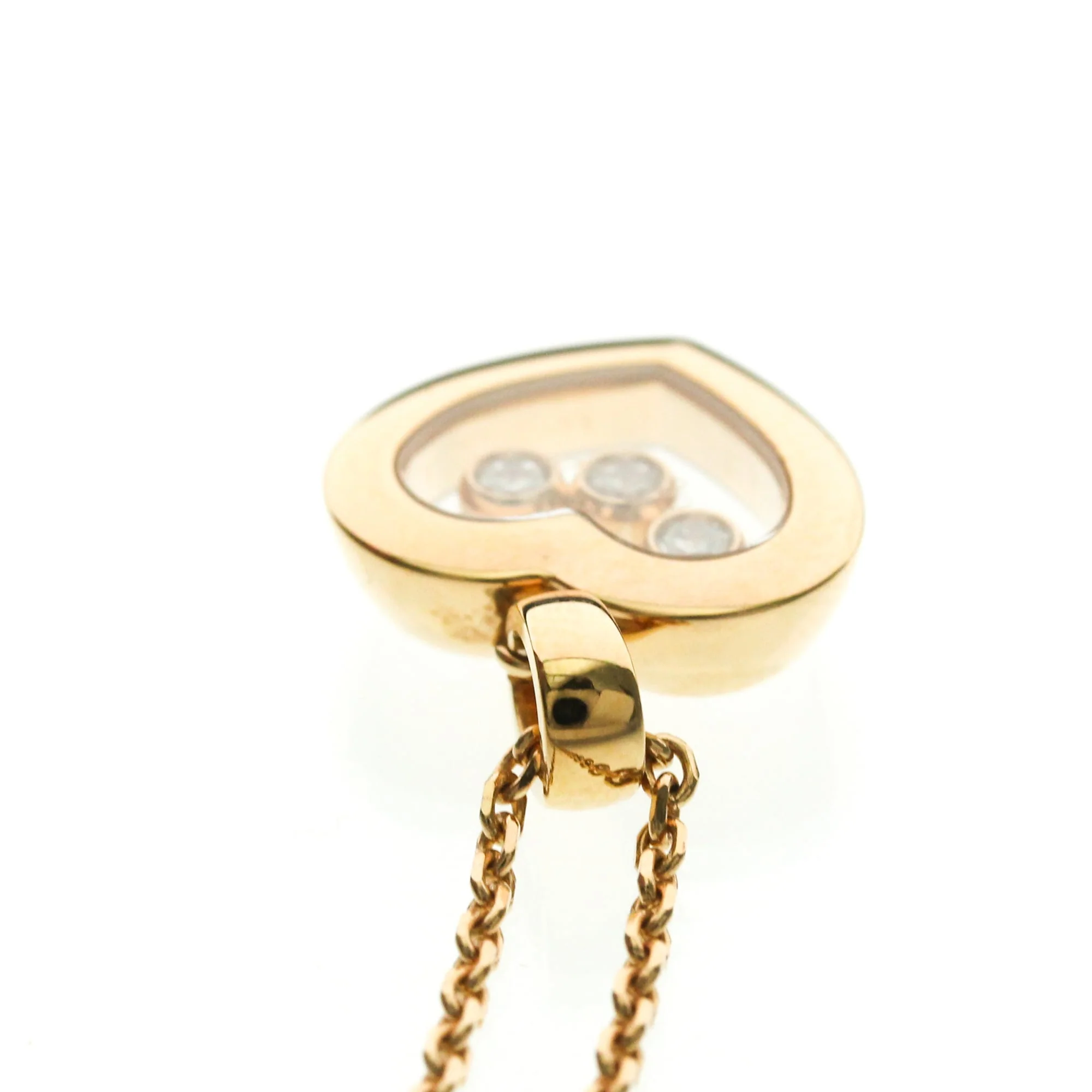 Happy Diamonds Pendant Necklace 18K Rose Gold with Diamond - Image 6
