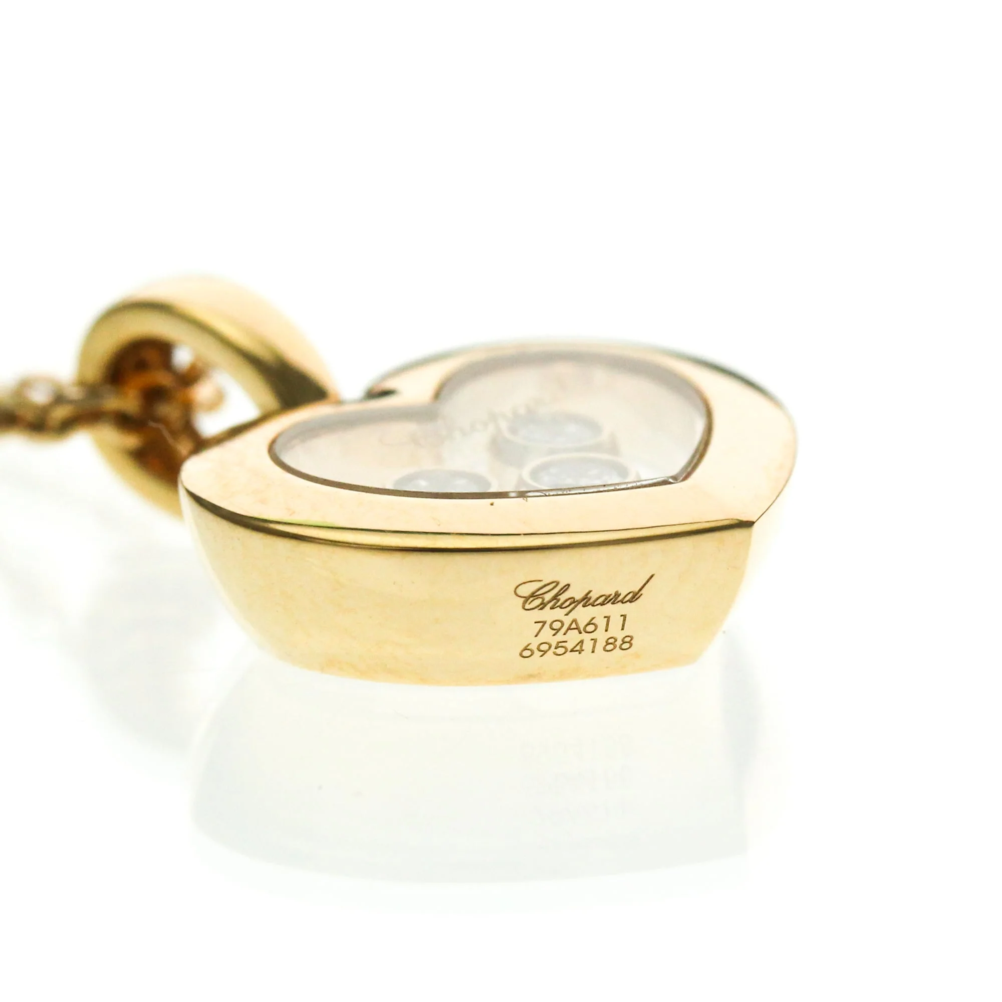 Happy Diamonds Pendant Necklace 18K Rose Gold with Diamond - Image 8