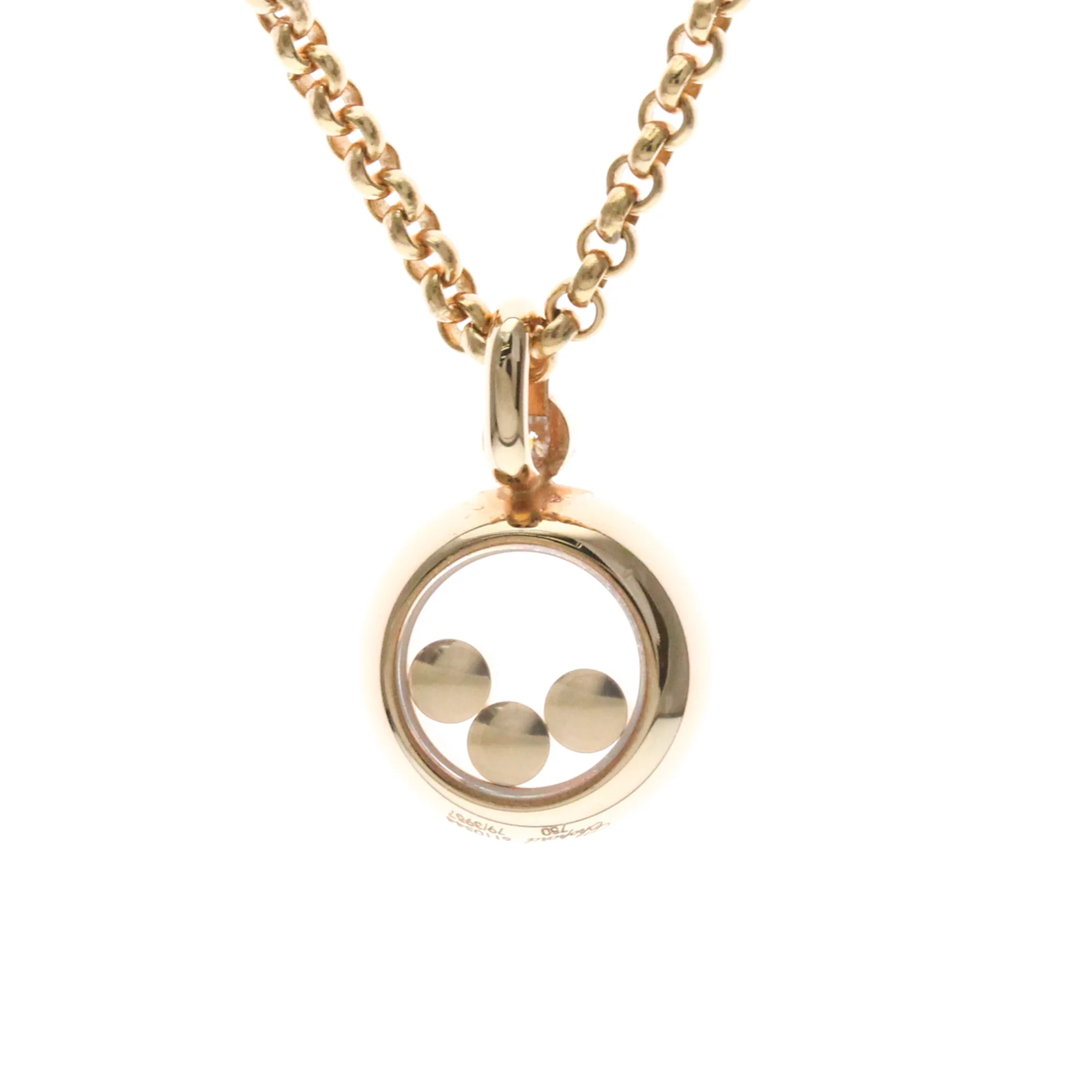 Happy Diamonds Pendant Necklace 18K Rose Gold with Diamond - Image 2
