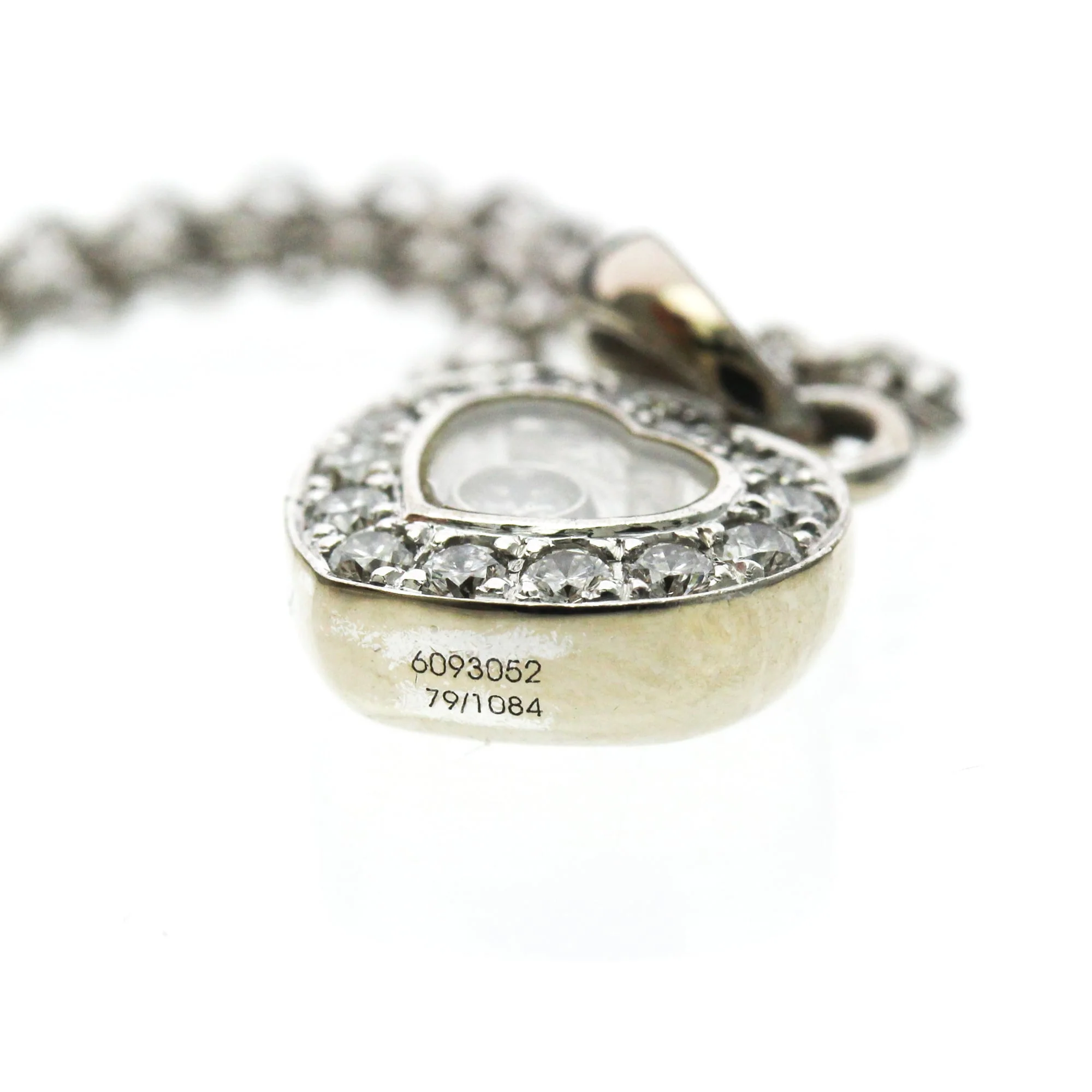 Happy Diamonds Pendant Necklace 18K White Gold with Diamond - Image 9
