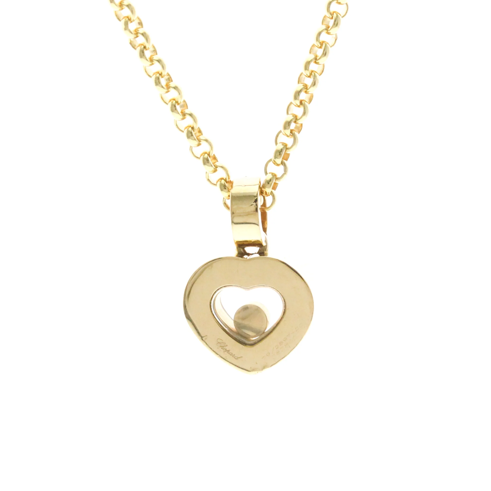 Pendant Necklace 18K White Gold with Diamond - Image 2