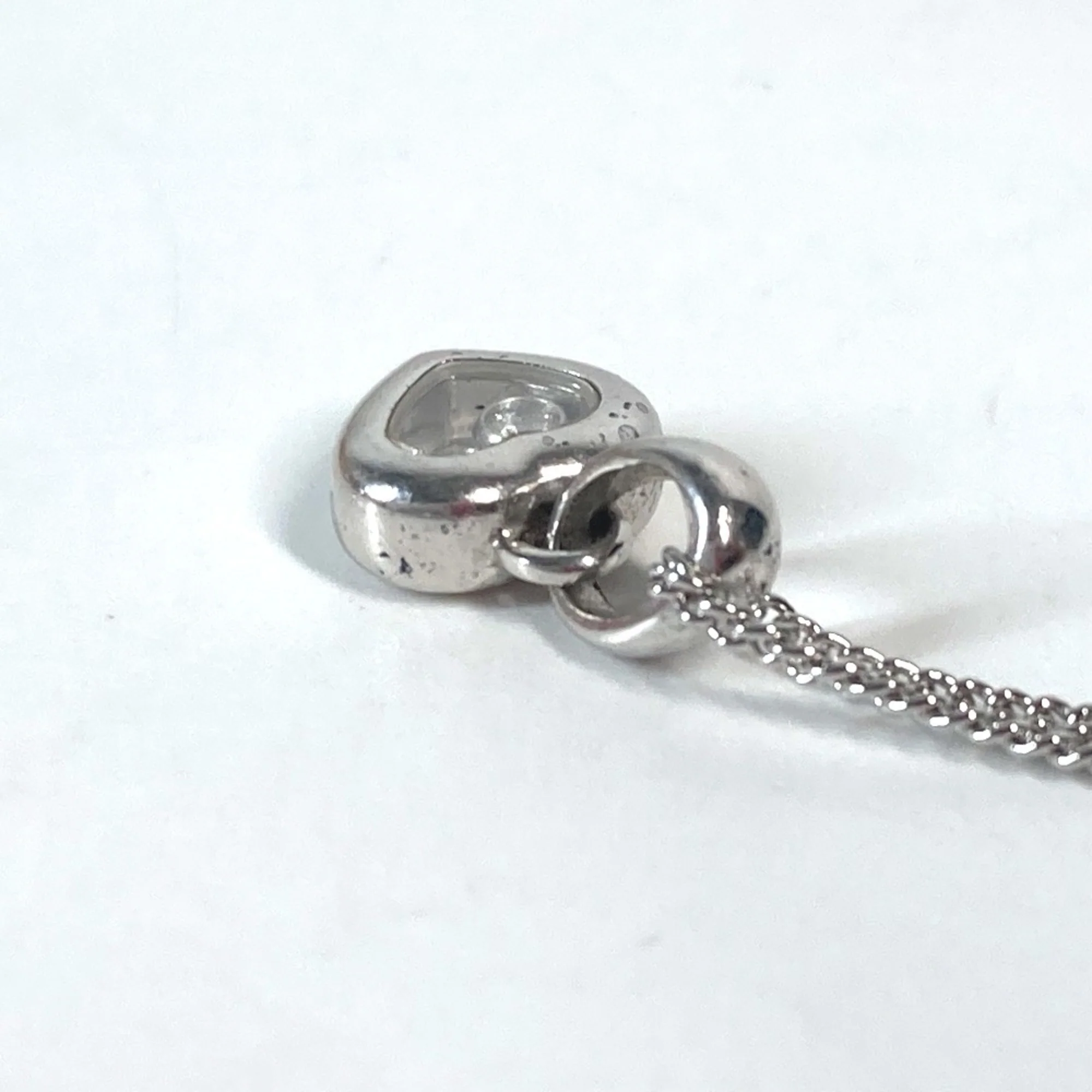 Pendant Necklace 18K White Gold With Diamond - Image 5