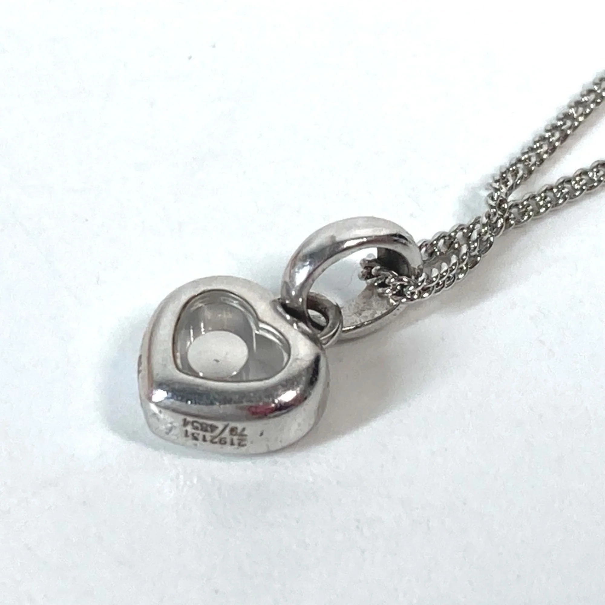 Pendant Necklace 18K White Gold With Diamond - Image 6
