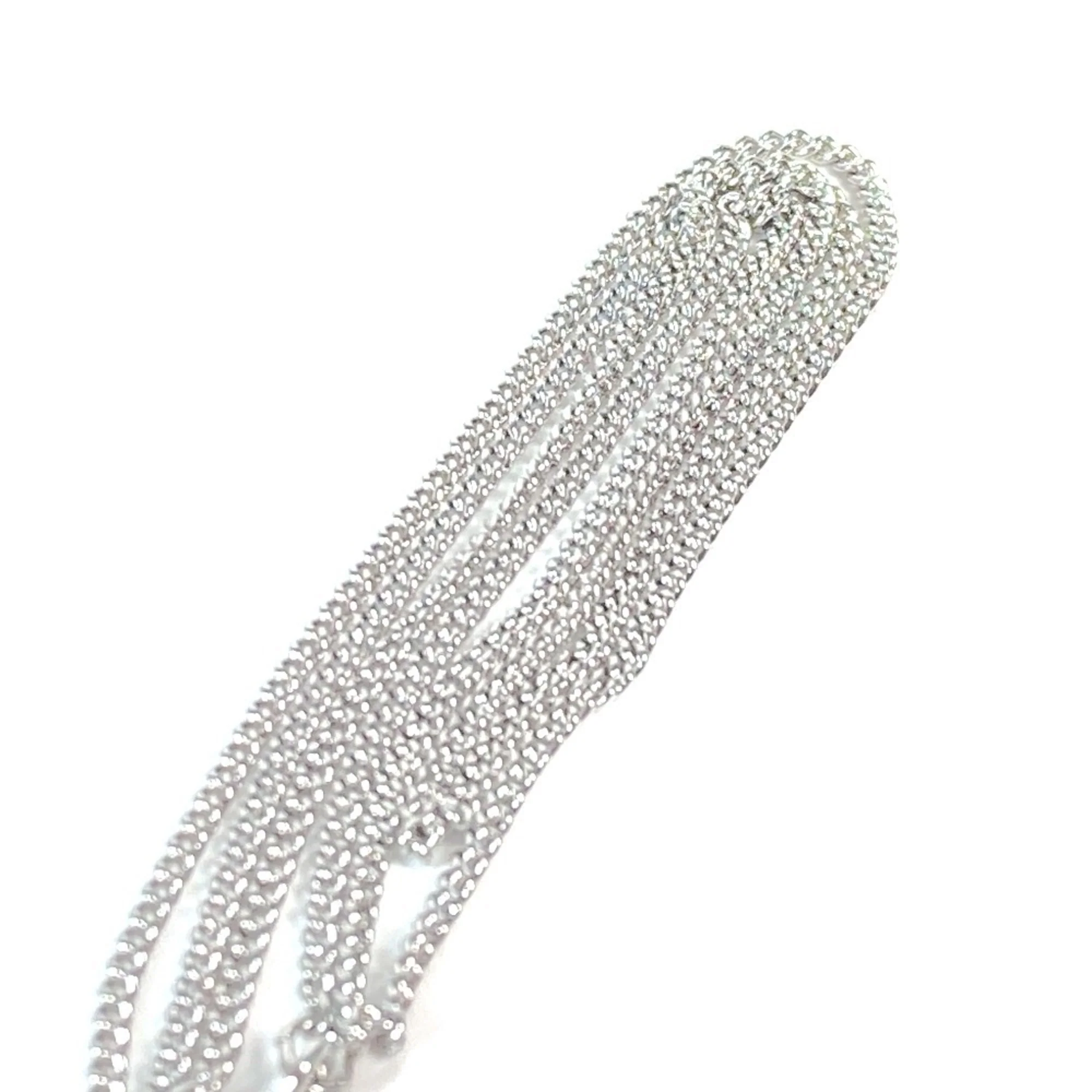 Pendant Necklace 18K White Gold With Diamond - Image 7