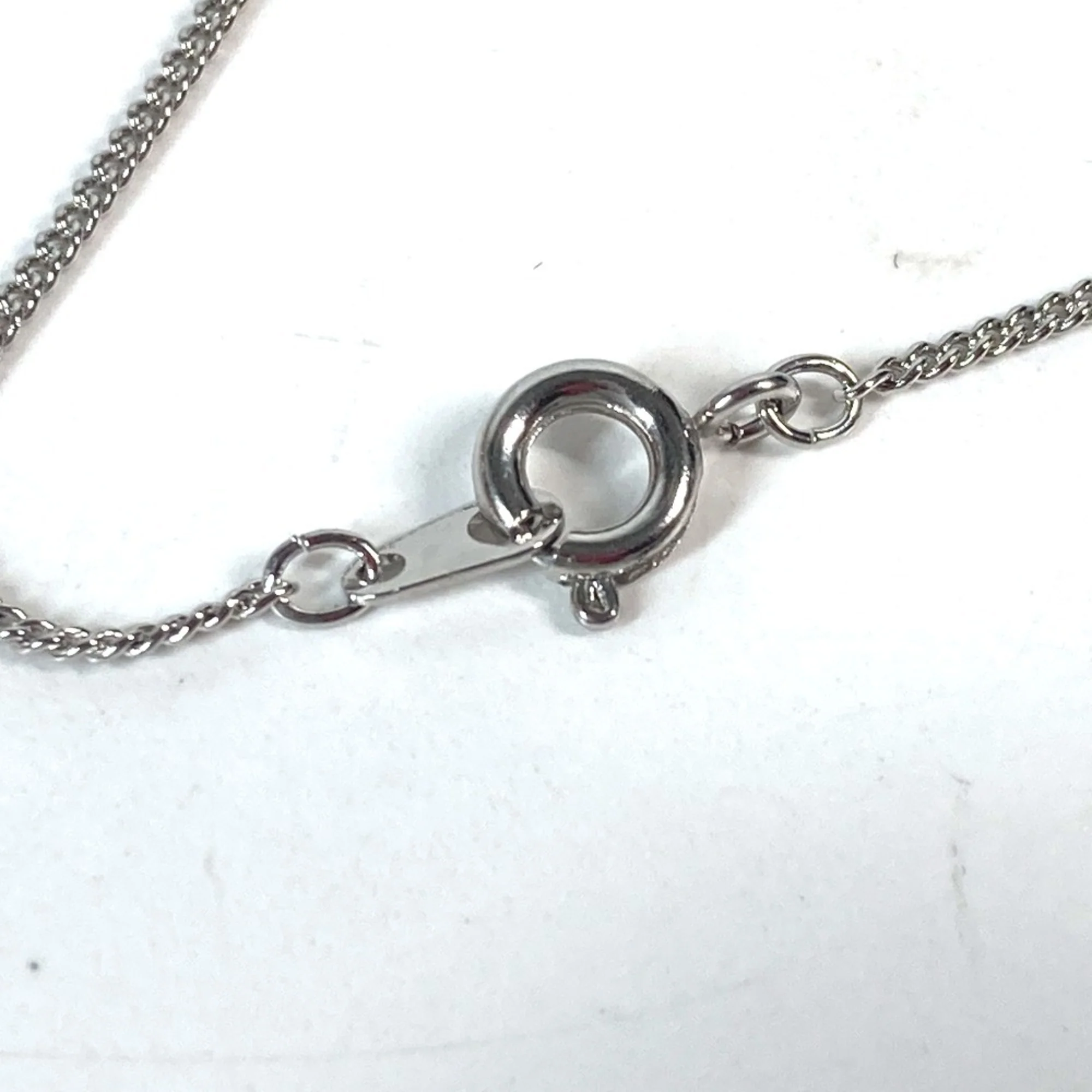 Pendant Necklace 18K White Gold With Diamond - Image 8