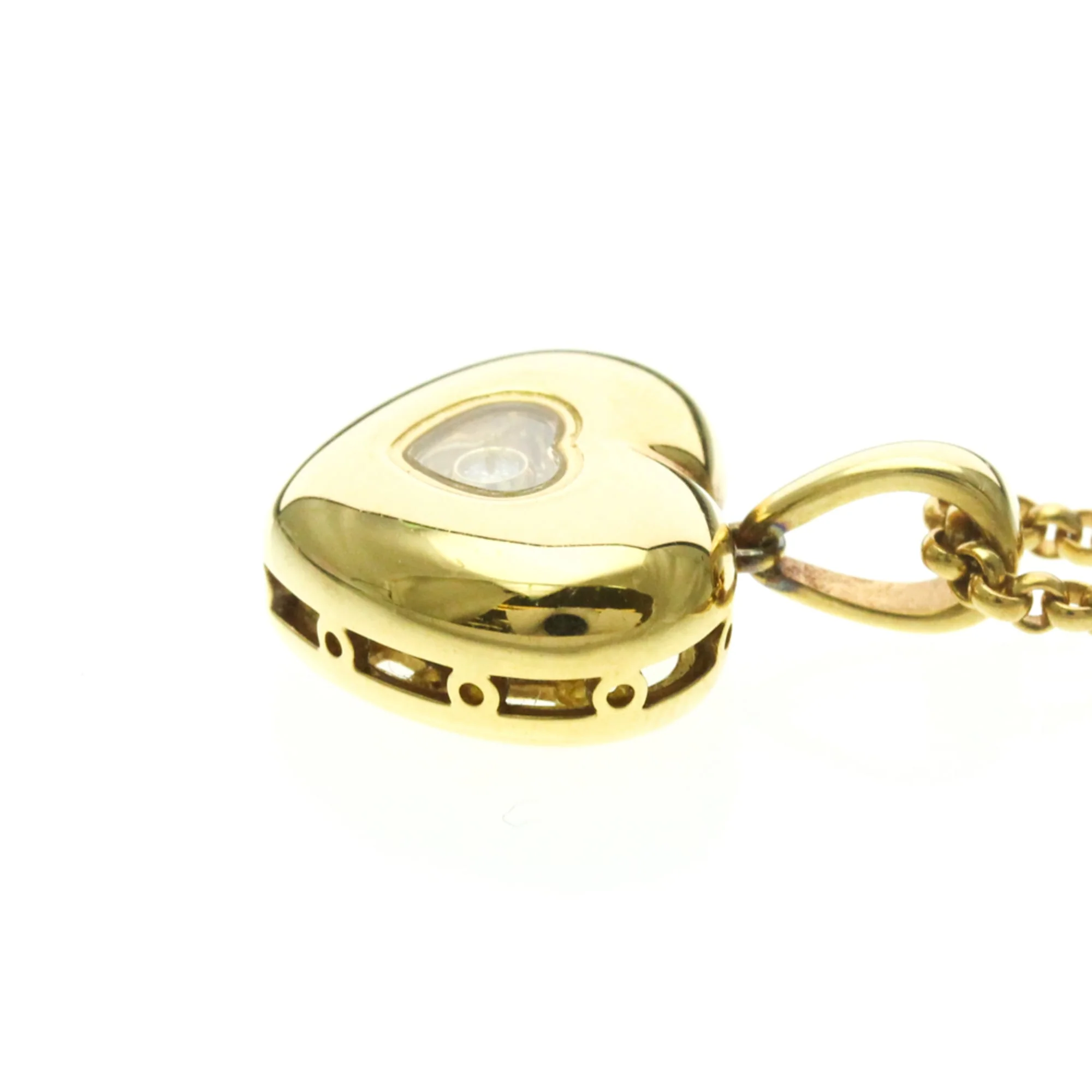 Pendant Necklace 18K Yellow Gold with Diamond - Image 3