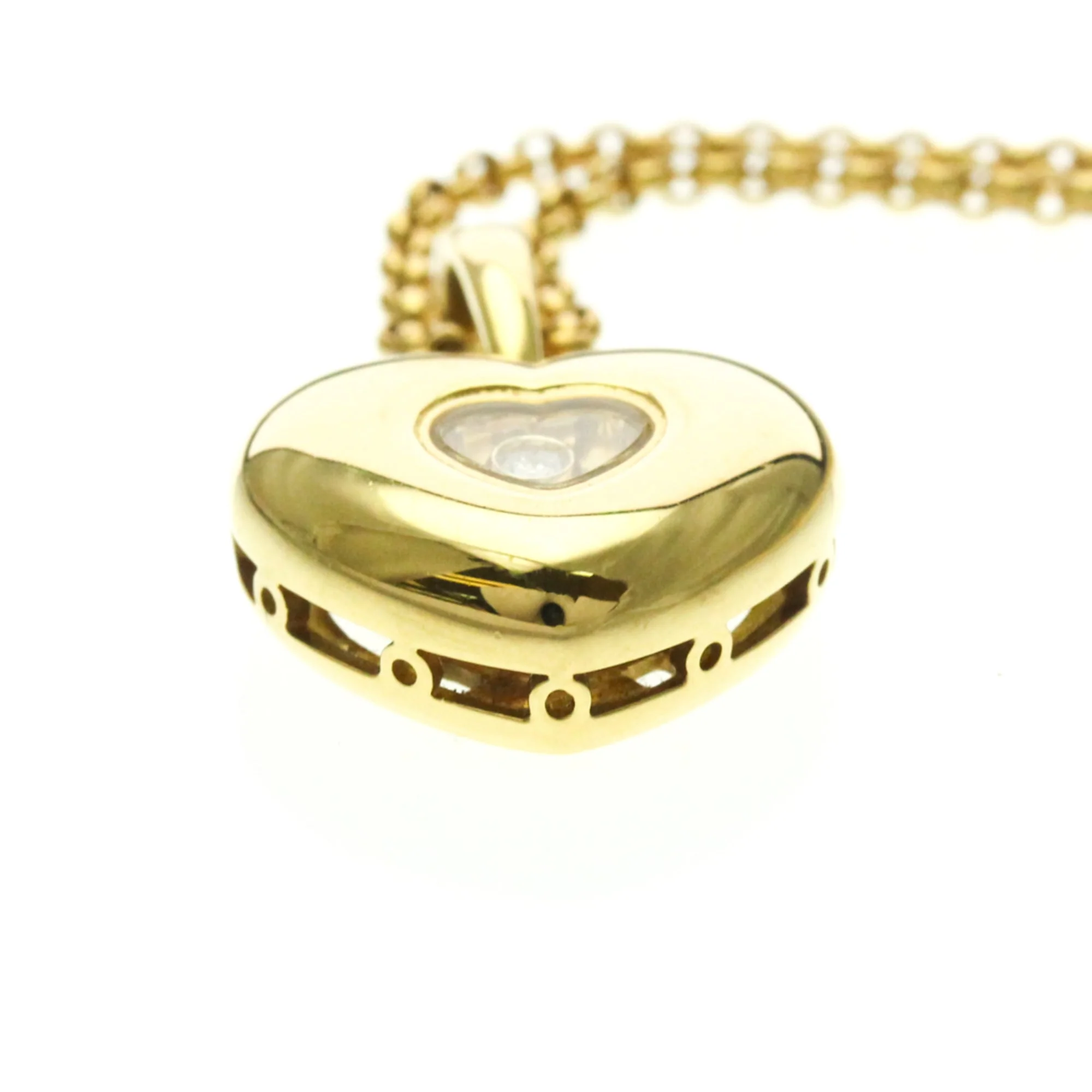 Pendant Necklace 18K Yellow Gold with Diamond - Image 4