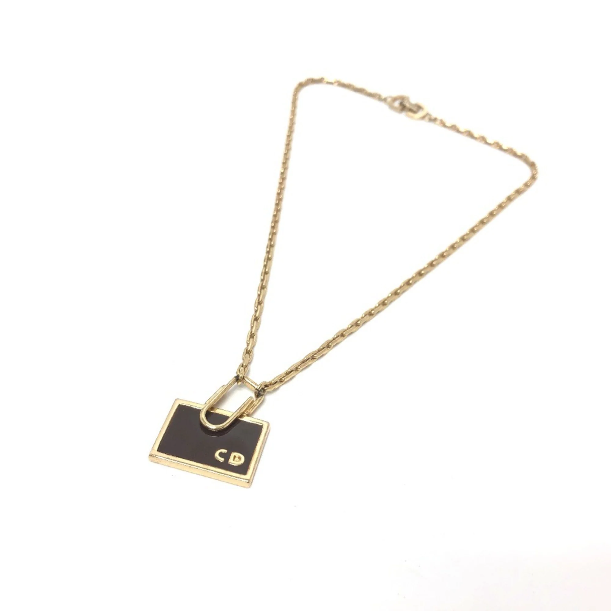 Bag Motif Pendant Necklace Gold - Image 2
