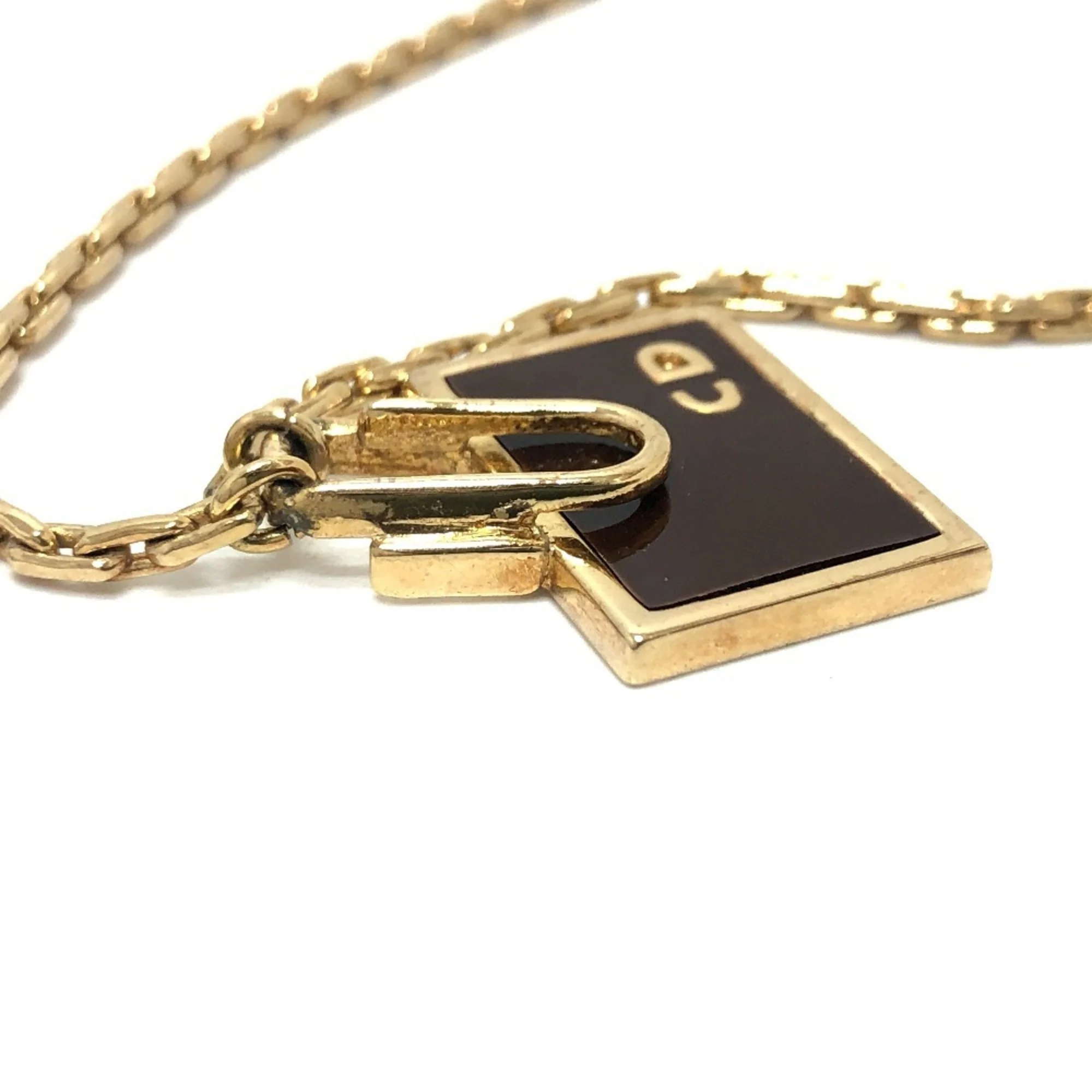 Bag Motif Pendant Necklace Gold - Image 4