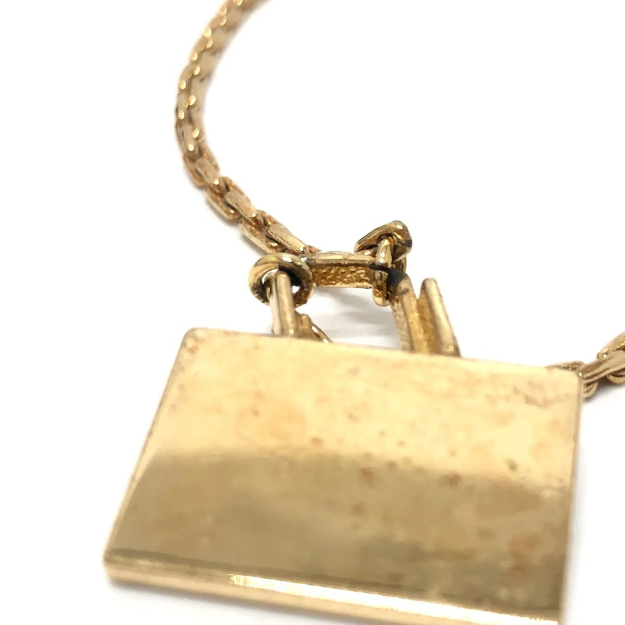 Bag Motif Pendant Necklace Gold - Image 6