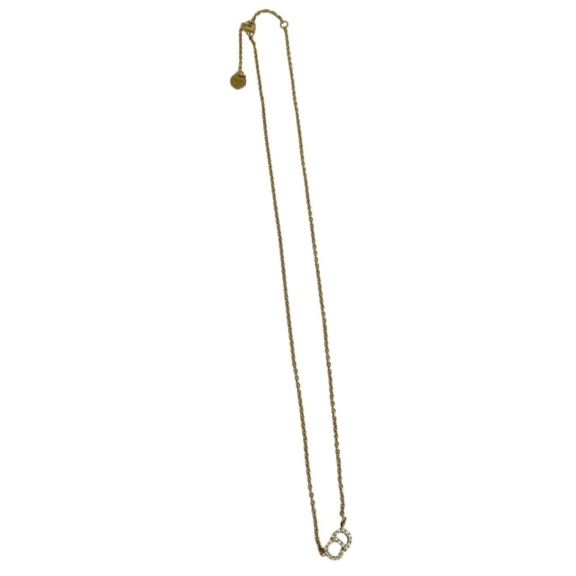 CD Pendant Necklace Gold